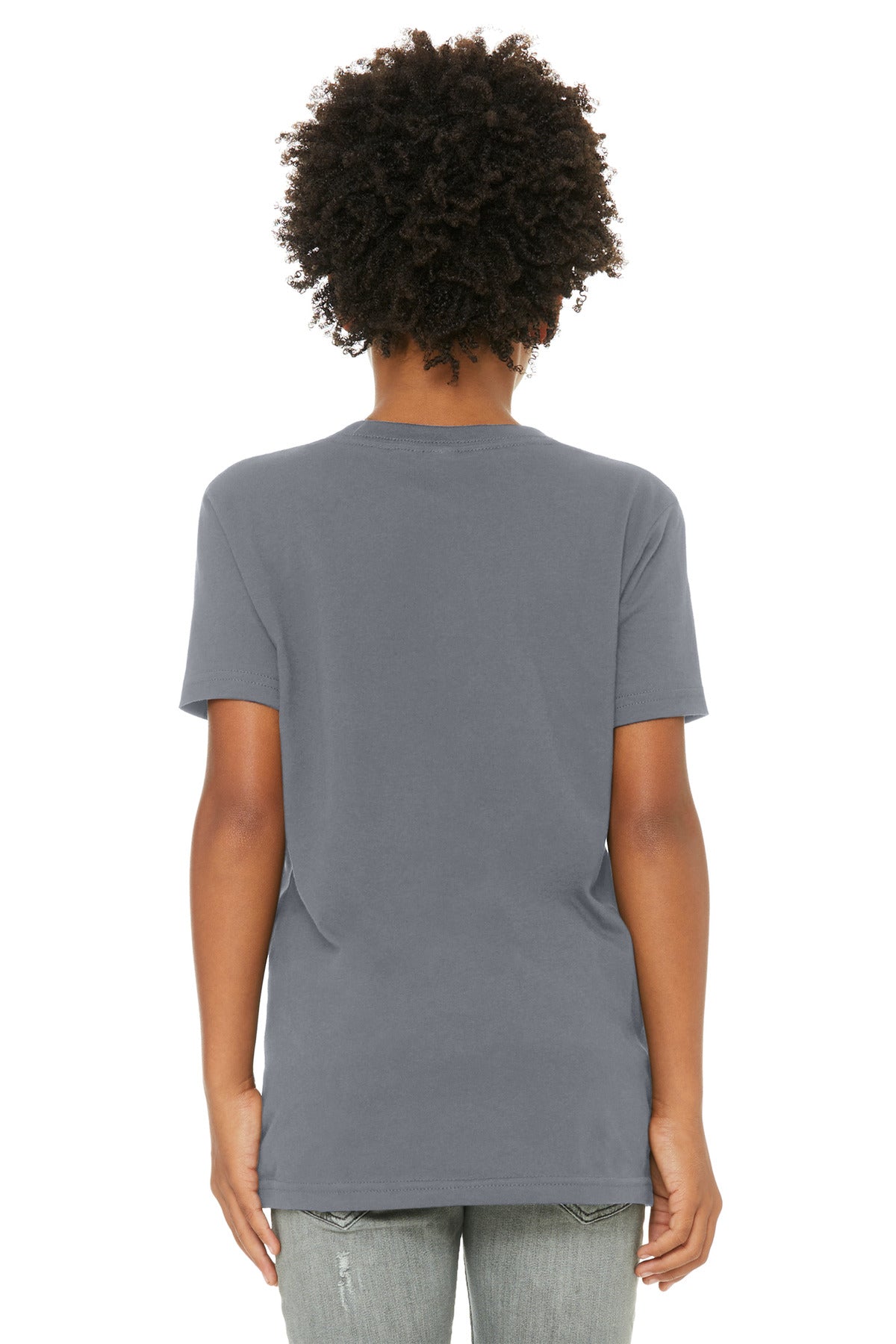 BELLA+CANVAS Youth Jersey Short Sleeve Tee - Storm