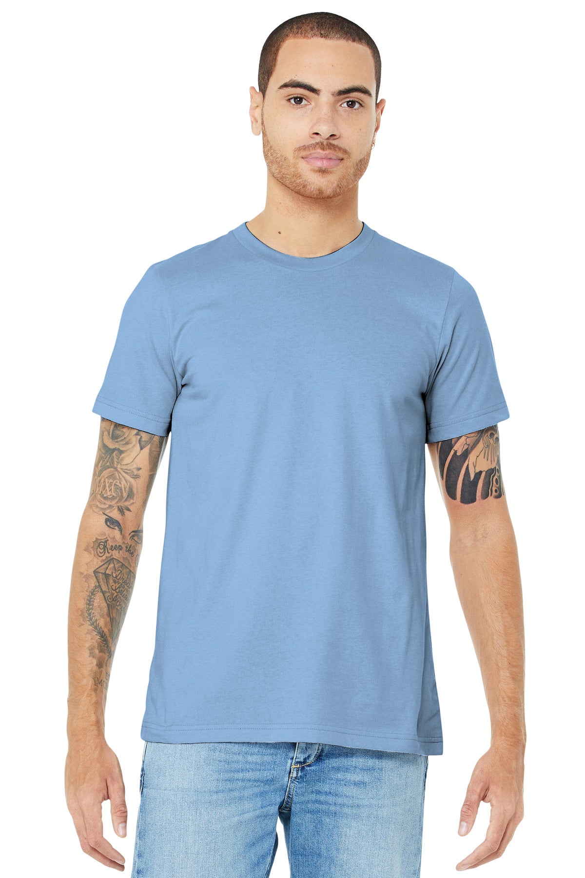 BELLA+CANVAS Unisex Jersey Short Sleeve Tee - Baby Blue