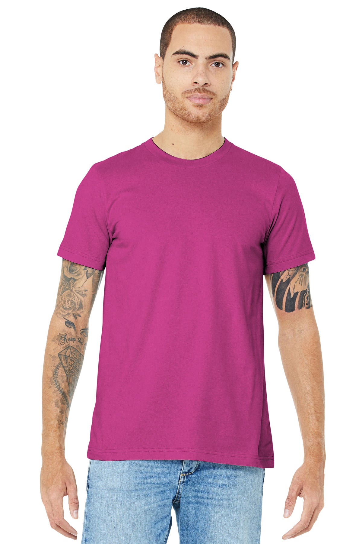 BELLA+CANVAS Unisex Jersey Short Sleeve Tee - Berry