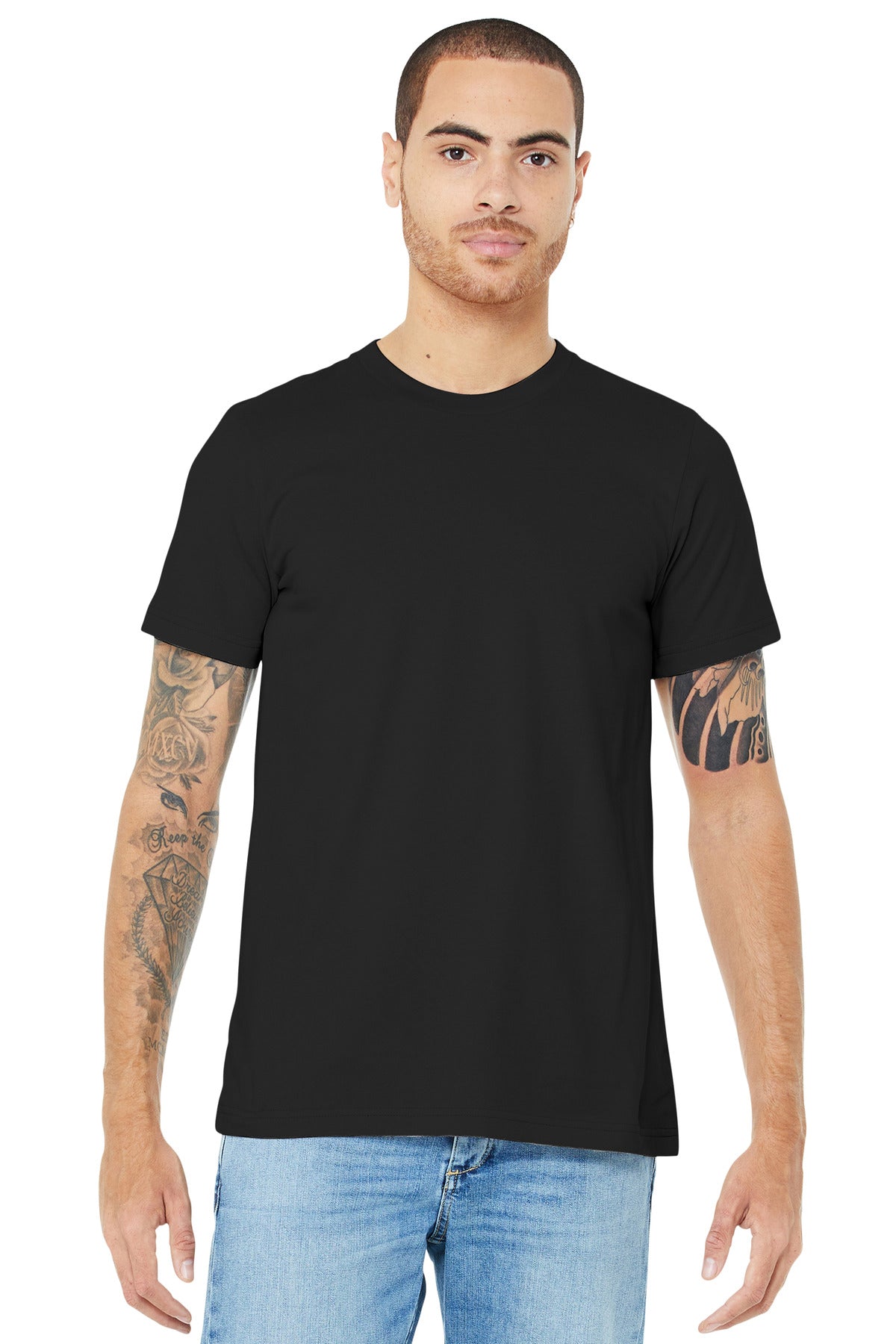BELLA+CANVAS Unisex Jersey Short Sleeve Tee - Black