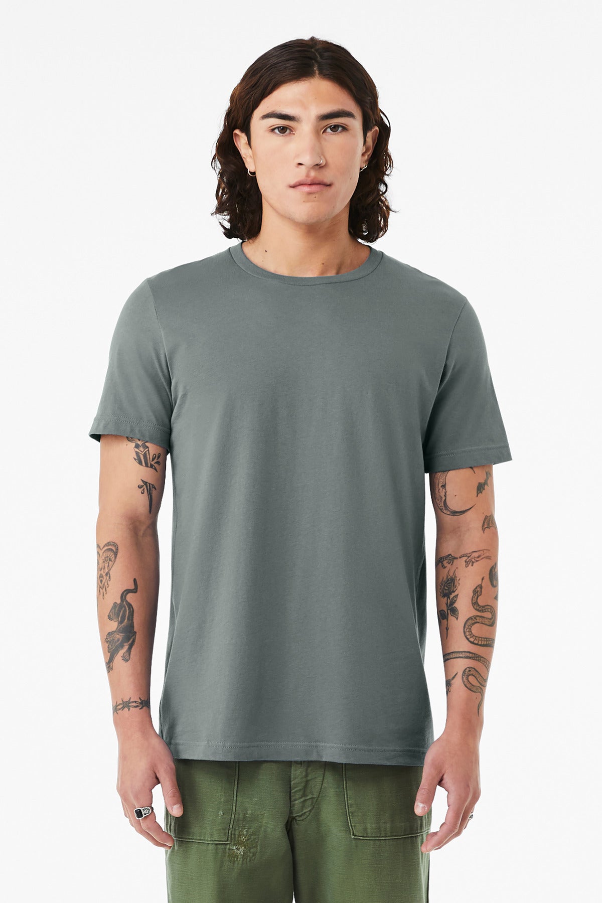 BELLA+CANVAS Unisex Jersey Short Sleeve Tee - Blue Storm