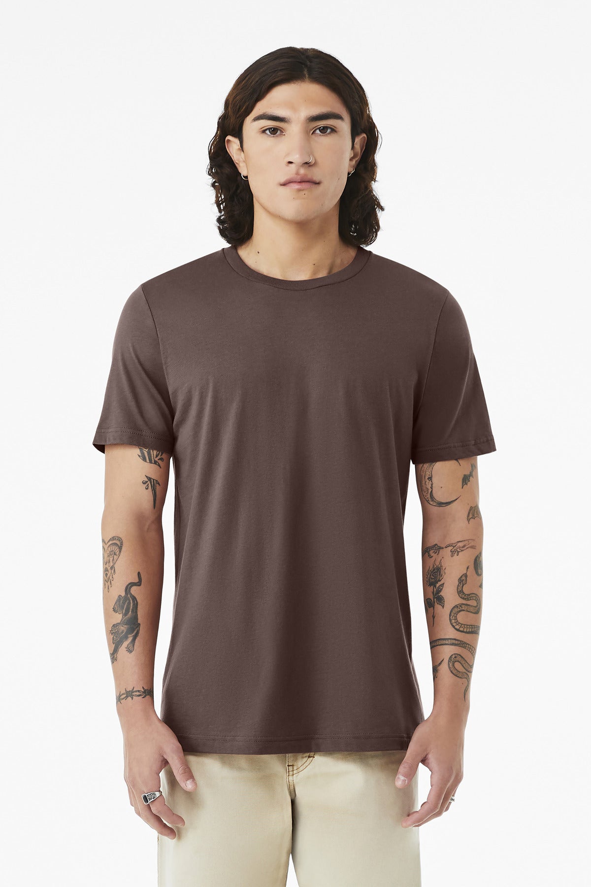 BELLA+CANVAS Unisex Jersey Short Sleeve Tee - Cocoa