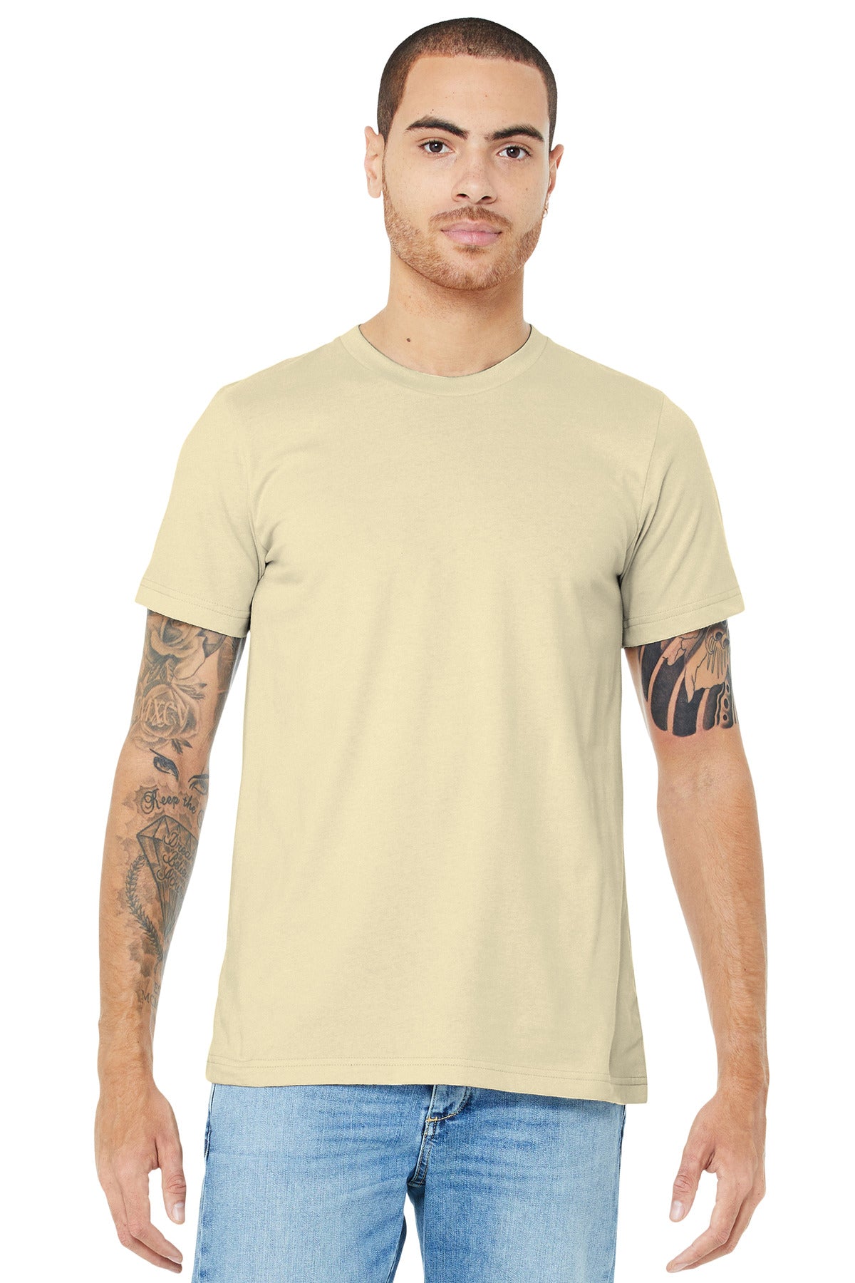 BELLA+CANVAS Unisex Jersey Short Sleeve Tee - Natural