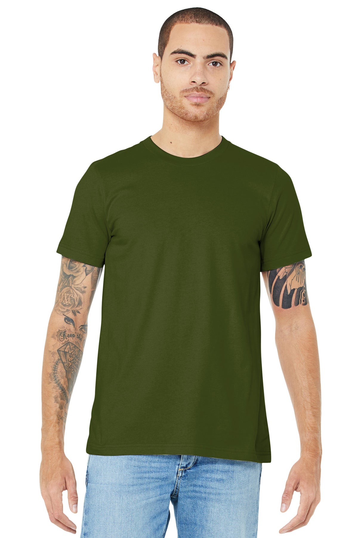 BELLA+CANVAS Unisex Jersey Short Sleeve Tee - Olive
