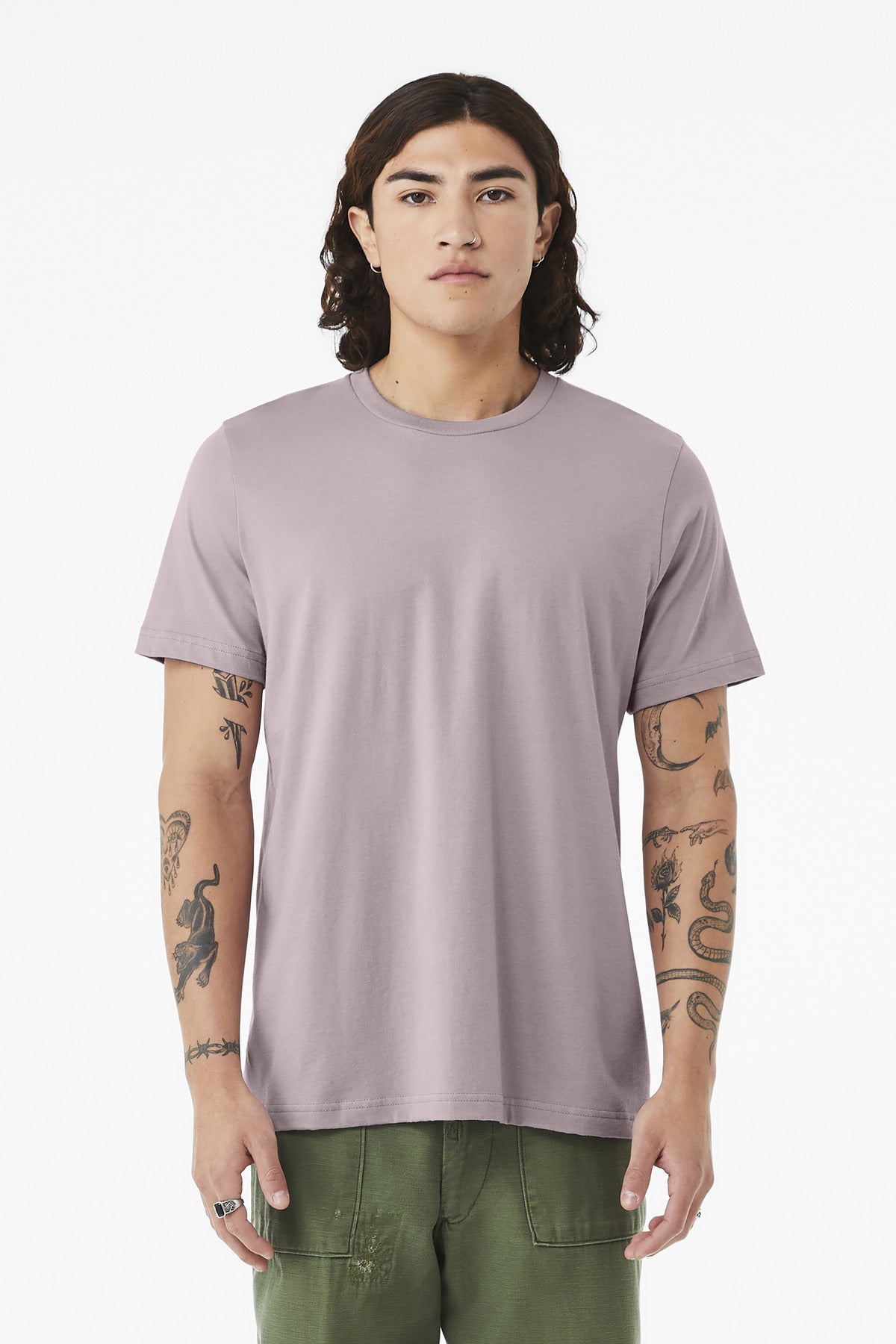 BELLA+CANVAS Unisex Jersey Short Sleeve Tee - Pink Gravel