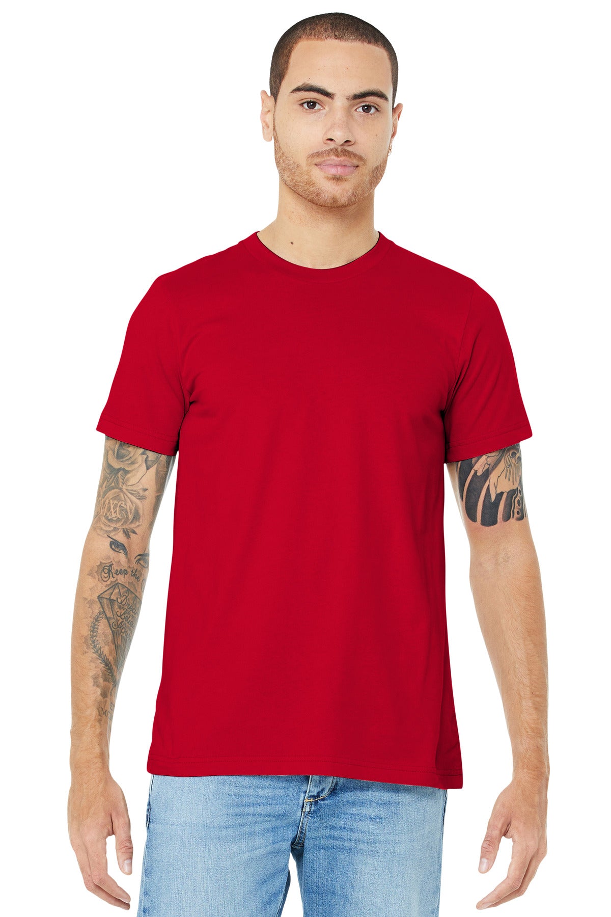 BELLA+CANVAS Unisex Jersey Short Sleeve Tee - Red