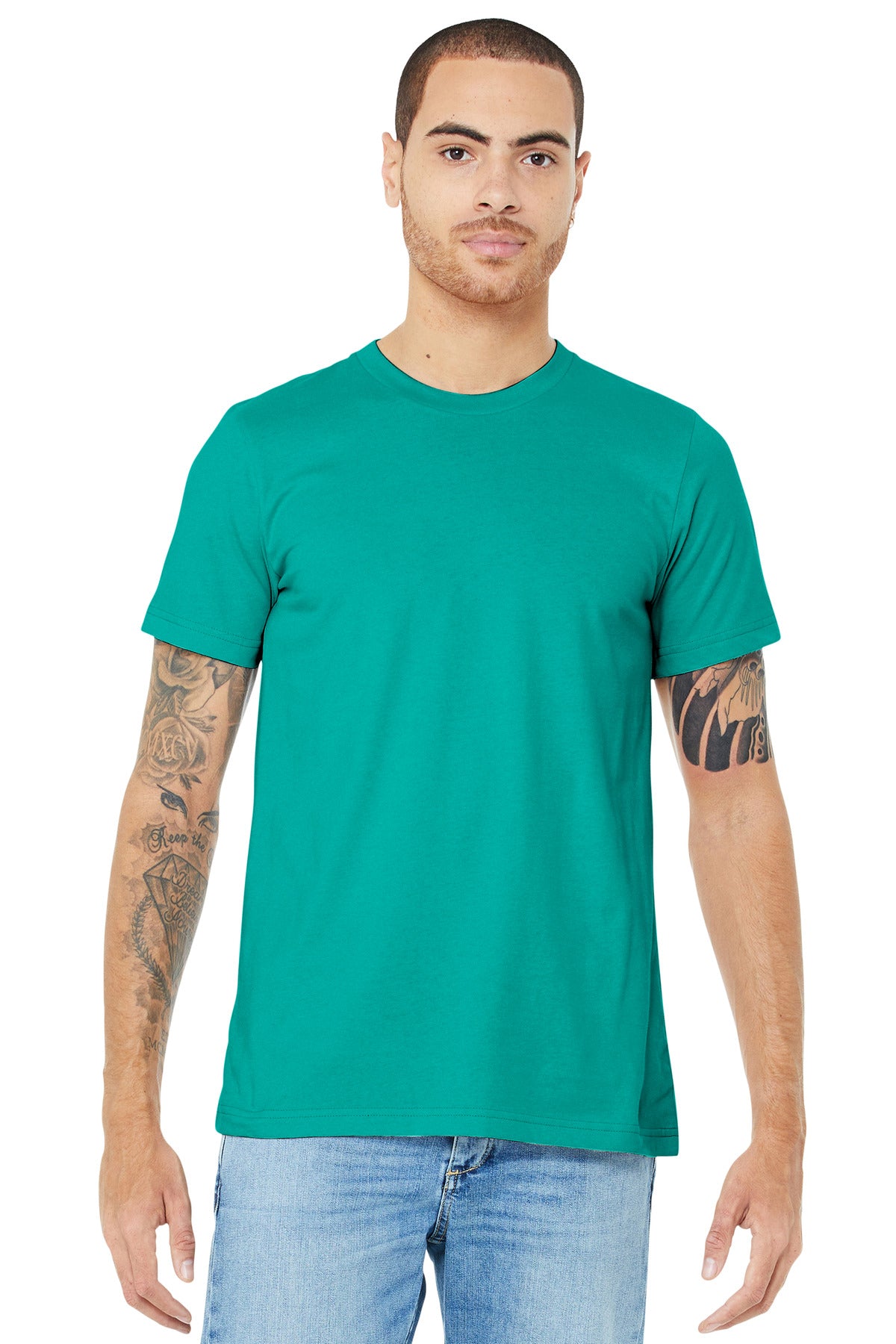 BELLA+CANVAS Unisex Jersey Short Sleeve Tee - Teal