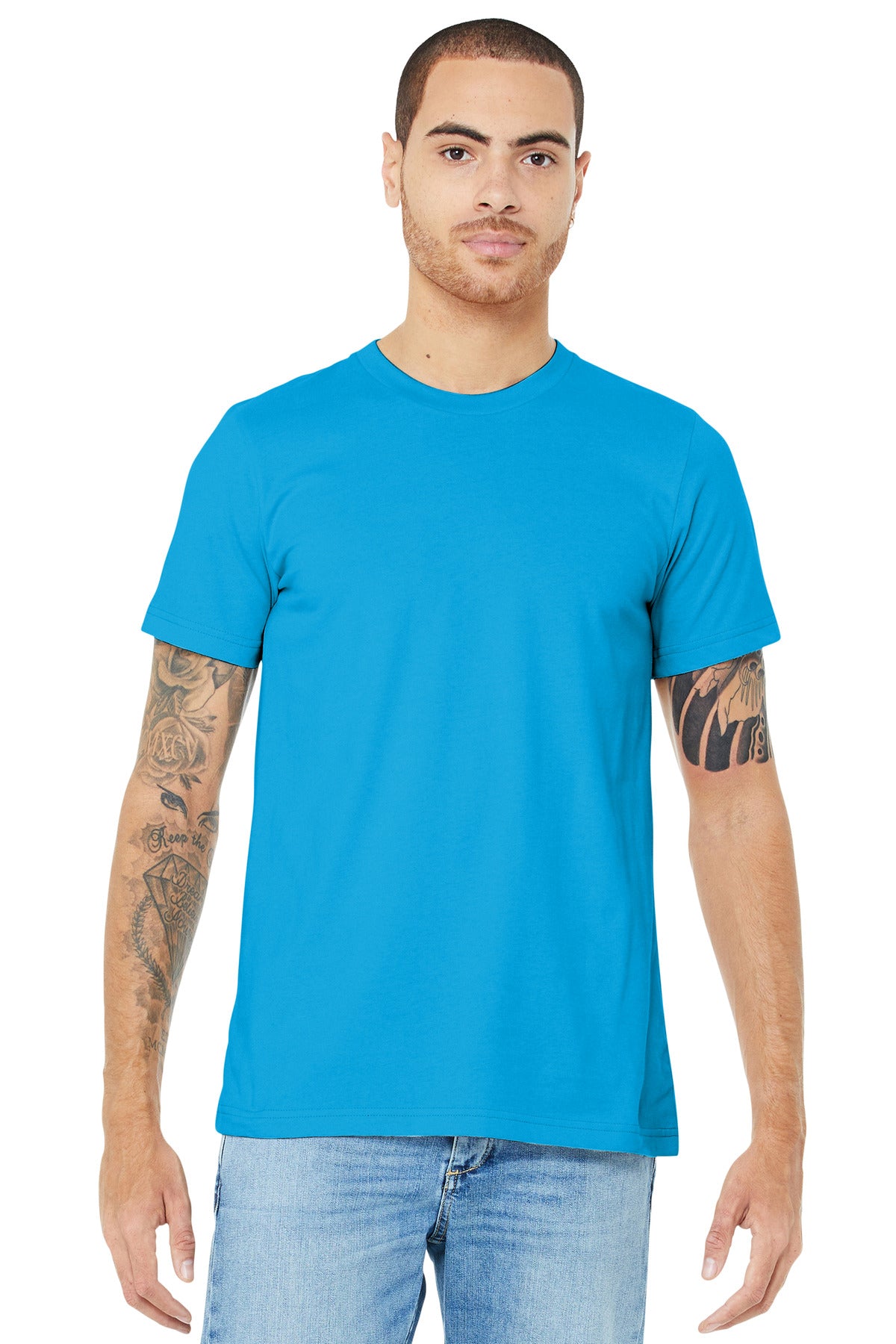 BELLA+CANVAS Unisex Jersey Short Sleeve Tee - Turquoise