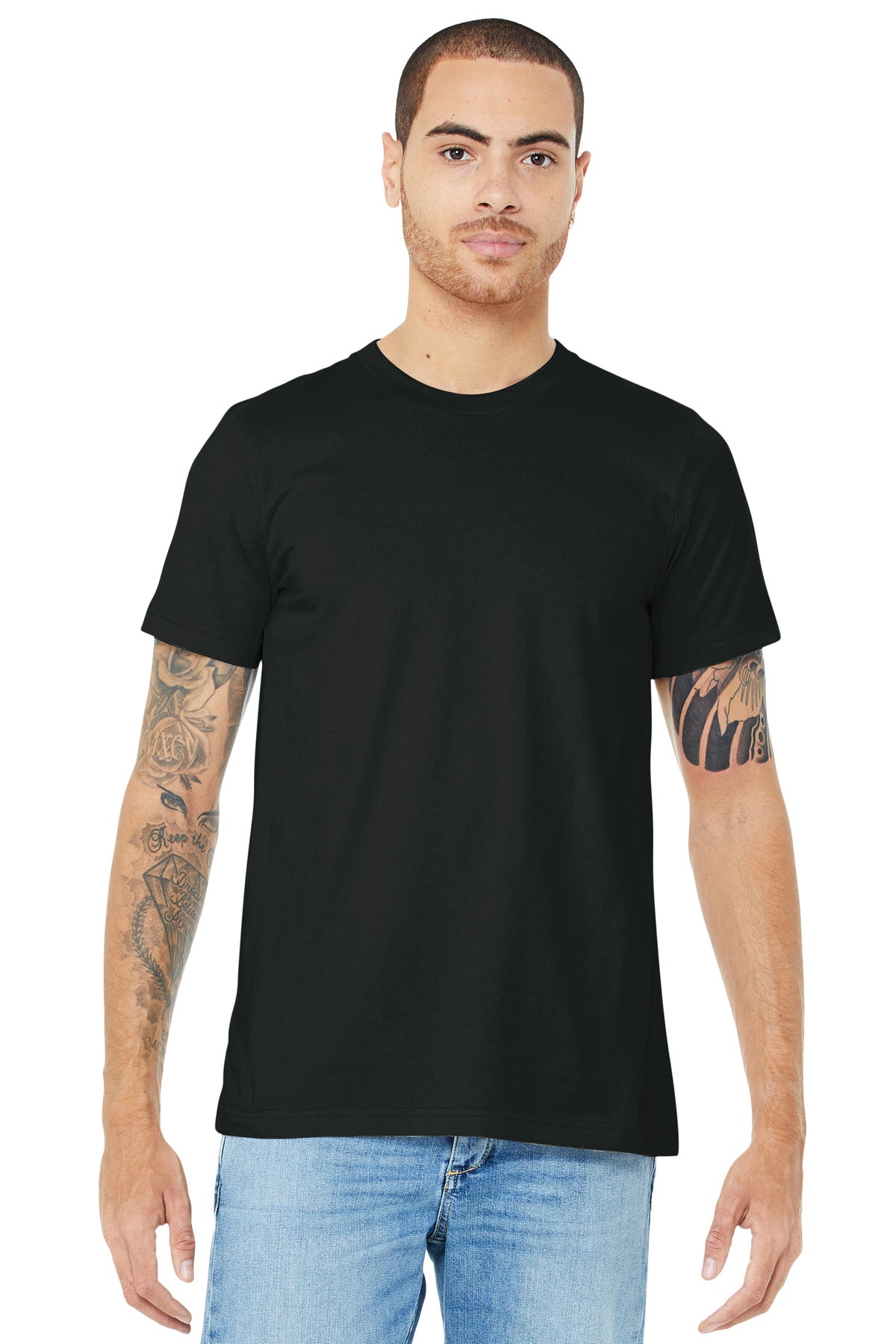 BELLA+CANVAS Unisex Jersey Short Sleeve Tee - Vintage Black