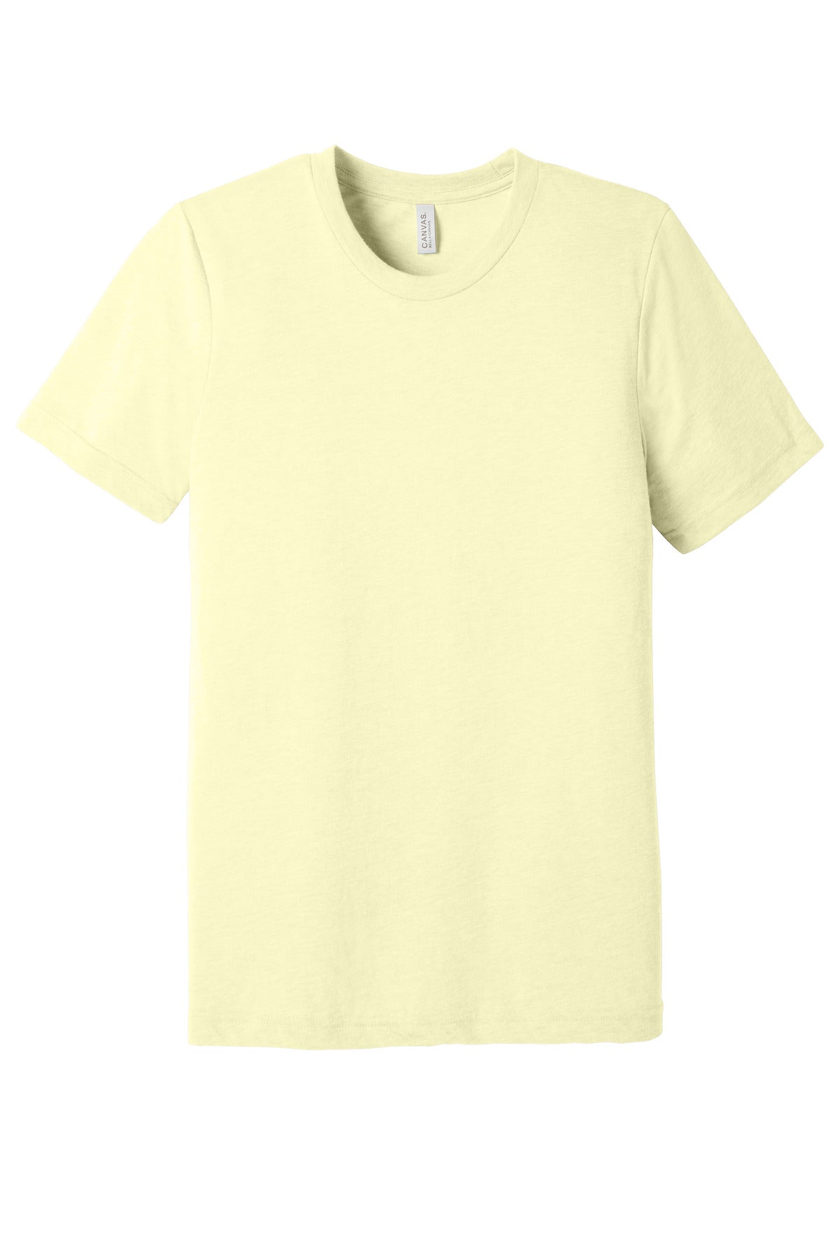 BELLA+CANVAS Unisex Triblend Short Sleeve Tee - Pale Yellow Triblend