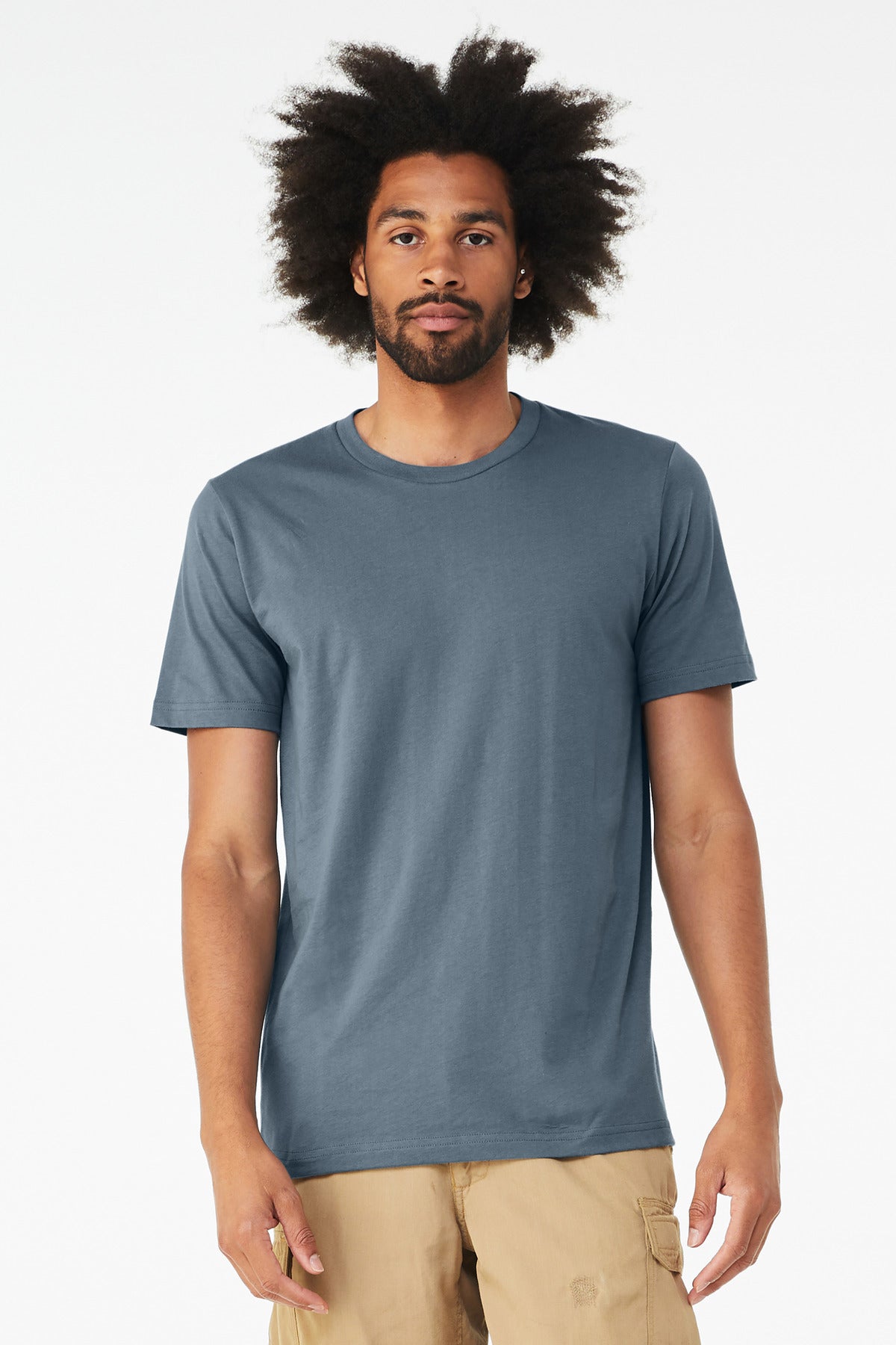 BELLA+CANVAS Unisex Triblend Short Sleeve Tee - Solid Slate Triblend