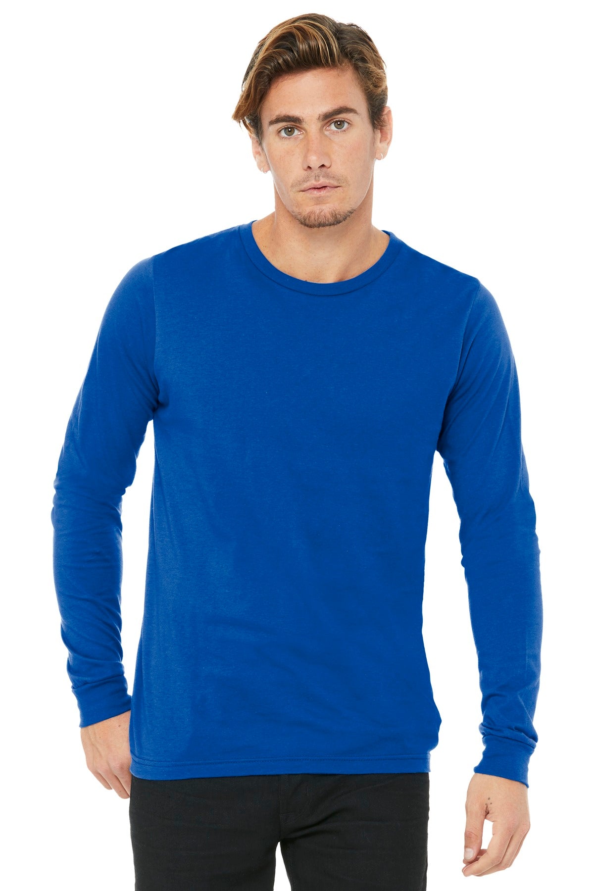 BELLA+CANVAS Unisex Jersey Long Sleeve Tee - True Royal
