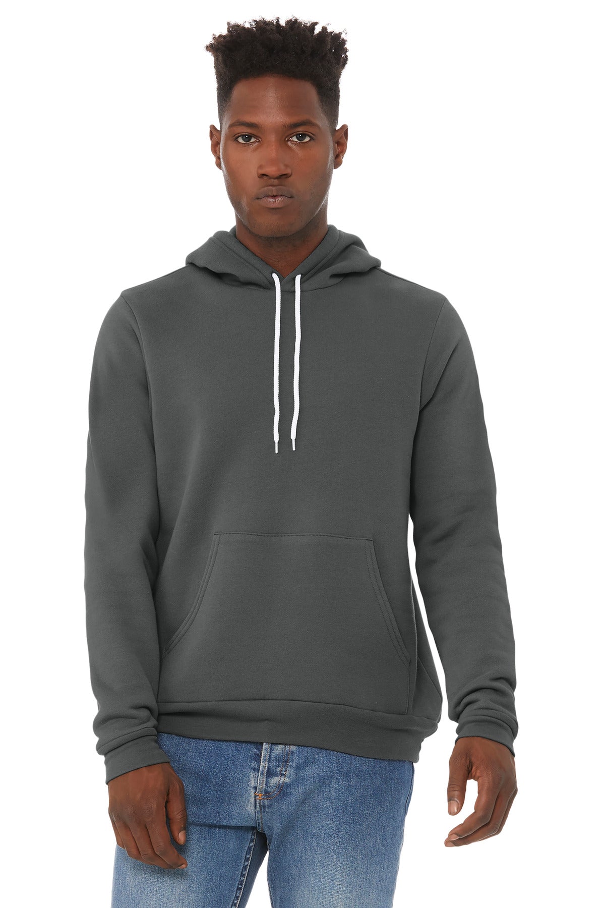 BELLA+CANVAS Unisex Sponge Fleece Pullover Hoodie - Asphalt