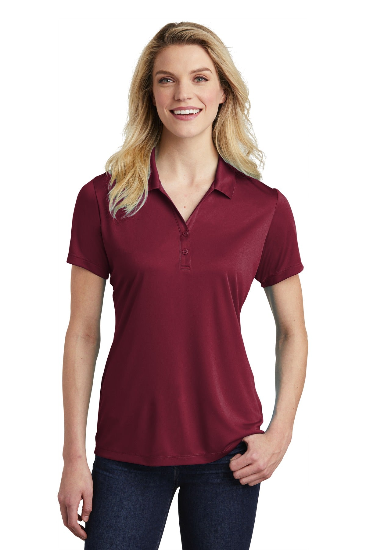 Sport-Tek Women's PosiCharge Competitor Polo - Maroon