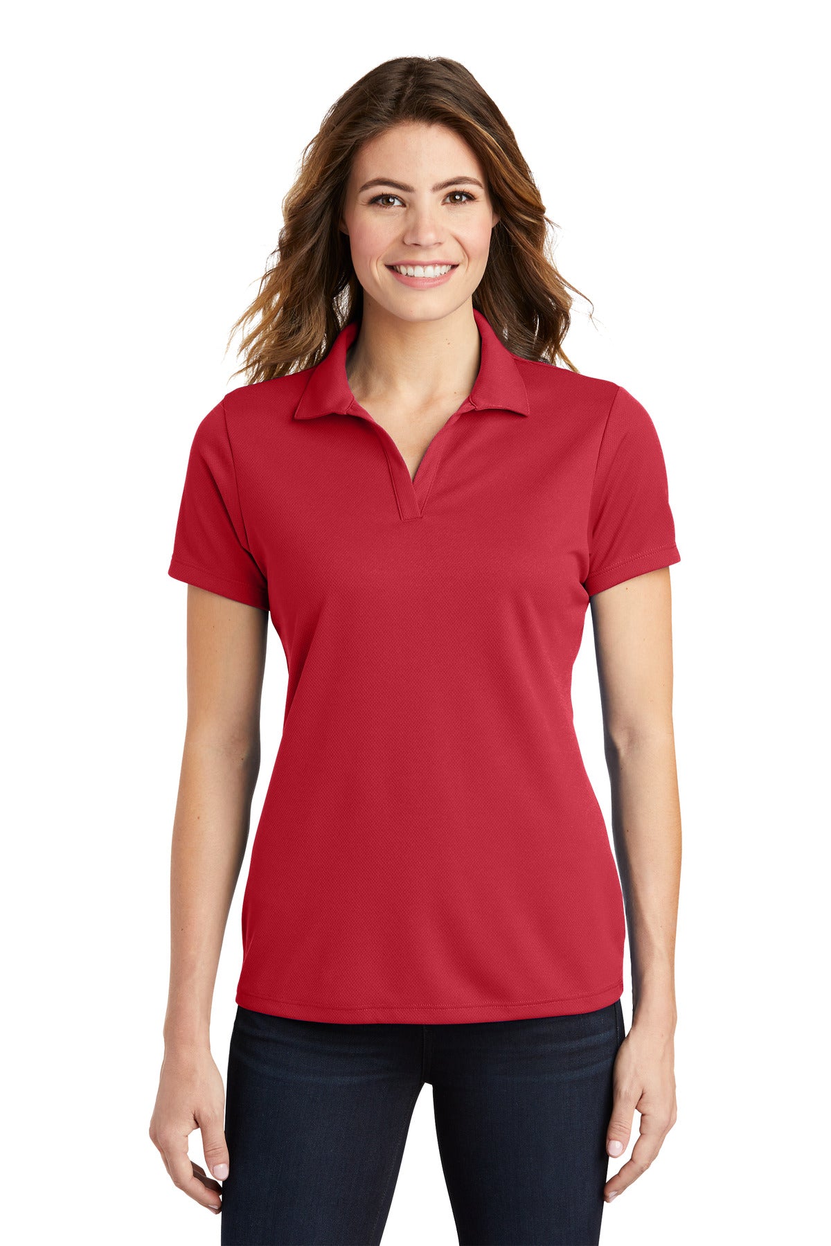 Sport-Tek Women's PosiCharge RacerMesh Polo - True Red