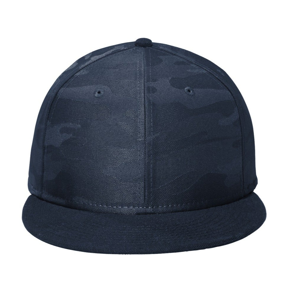 New Era Camo Flat Bill Custom Snapback Hat