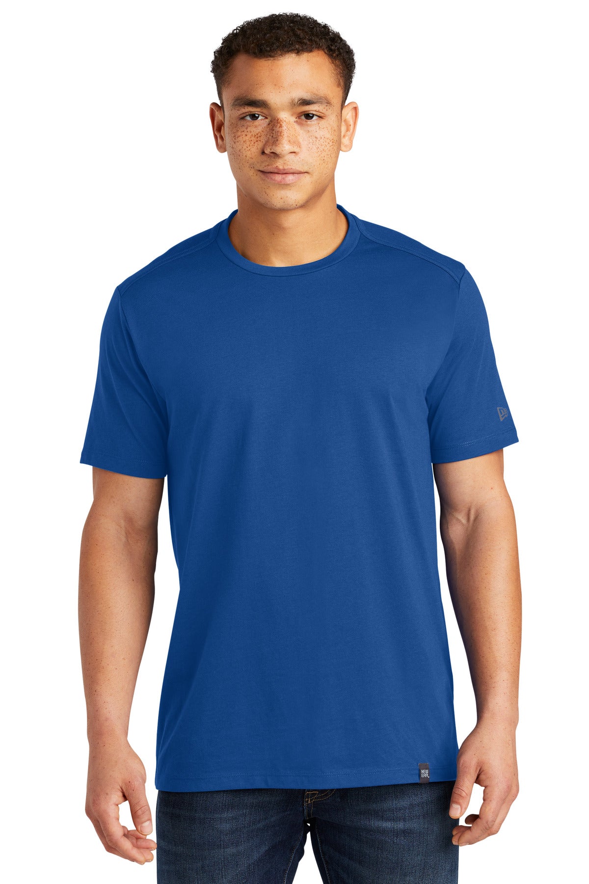 New Era Heritage Blend Crew Tee - Royal