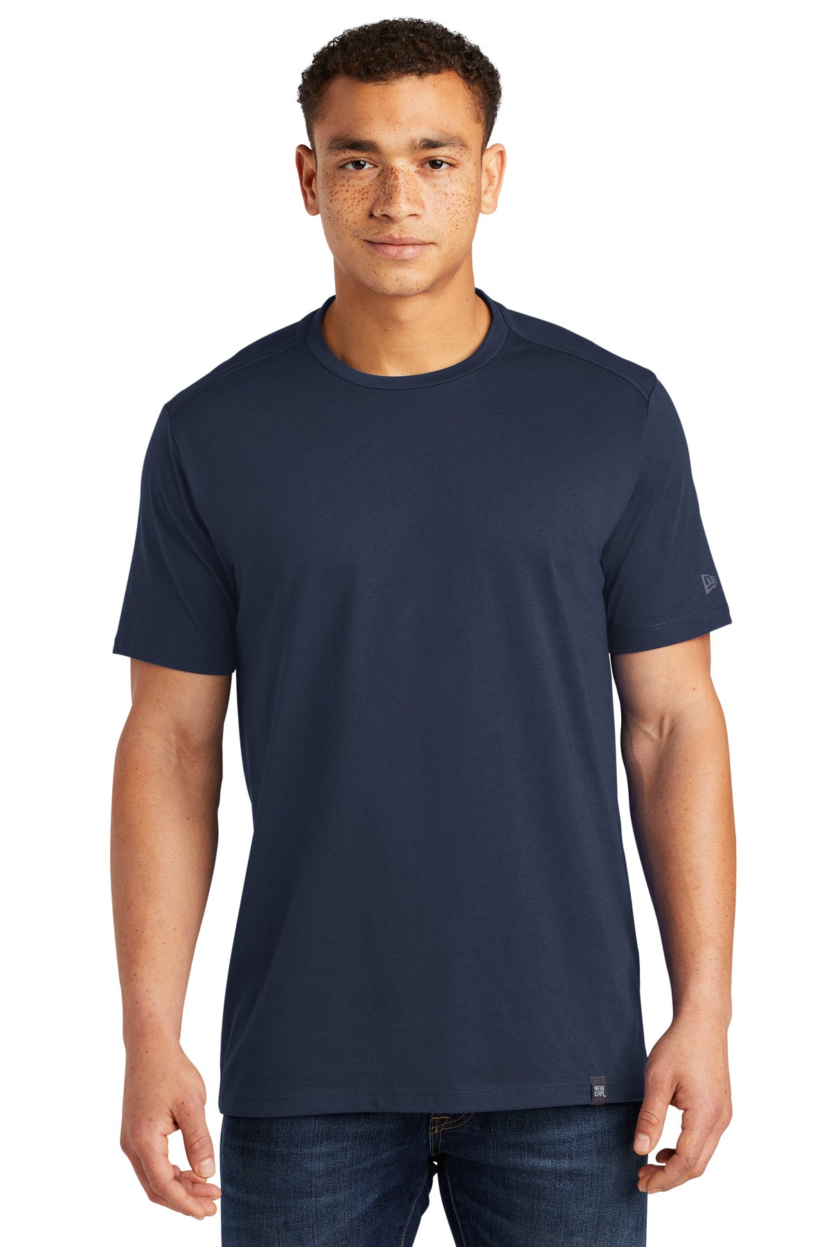 New Era Heritage Blend Crew Tee - True Navy