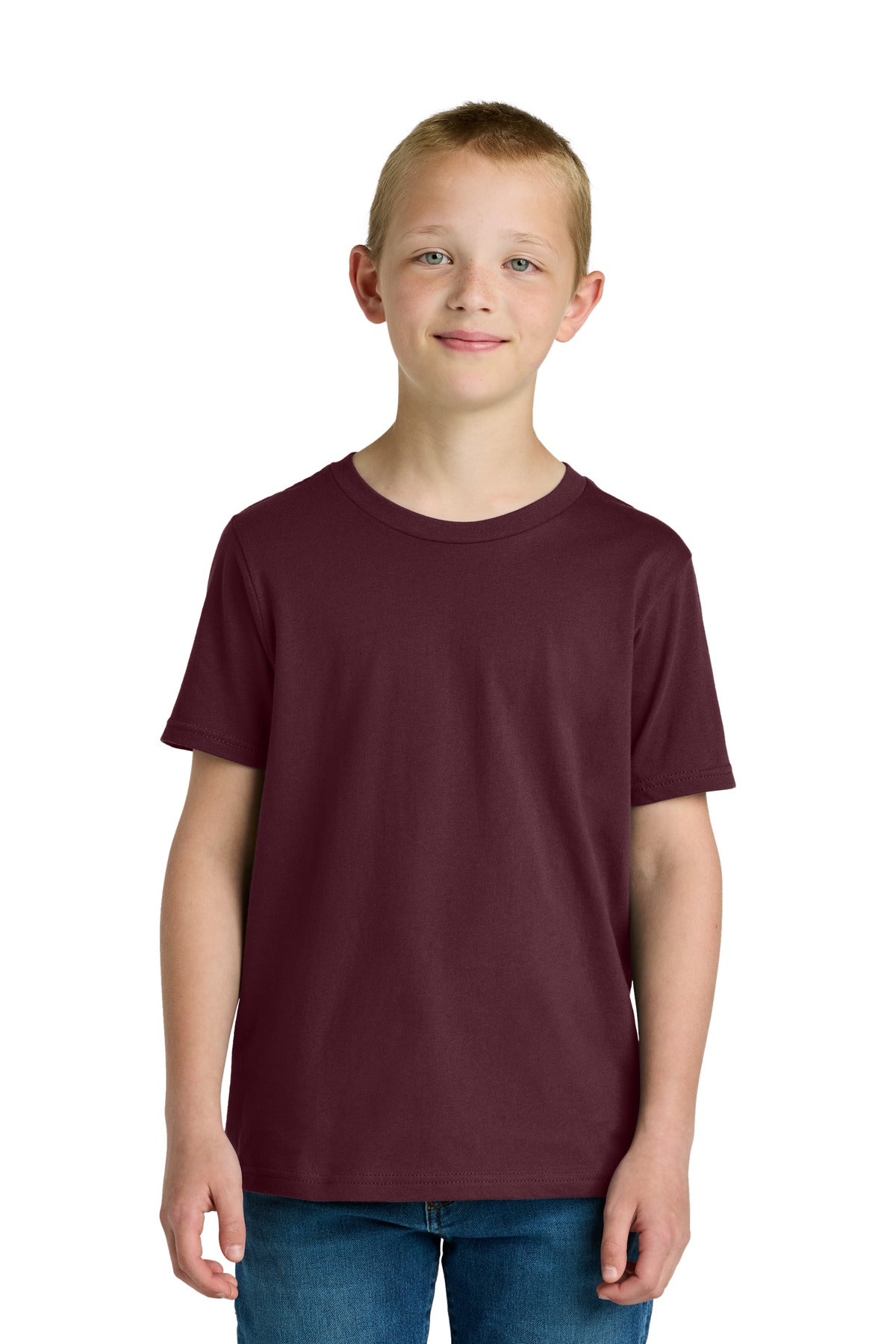 Next Level Apparel Youth Cotton Tee - Maroon