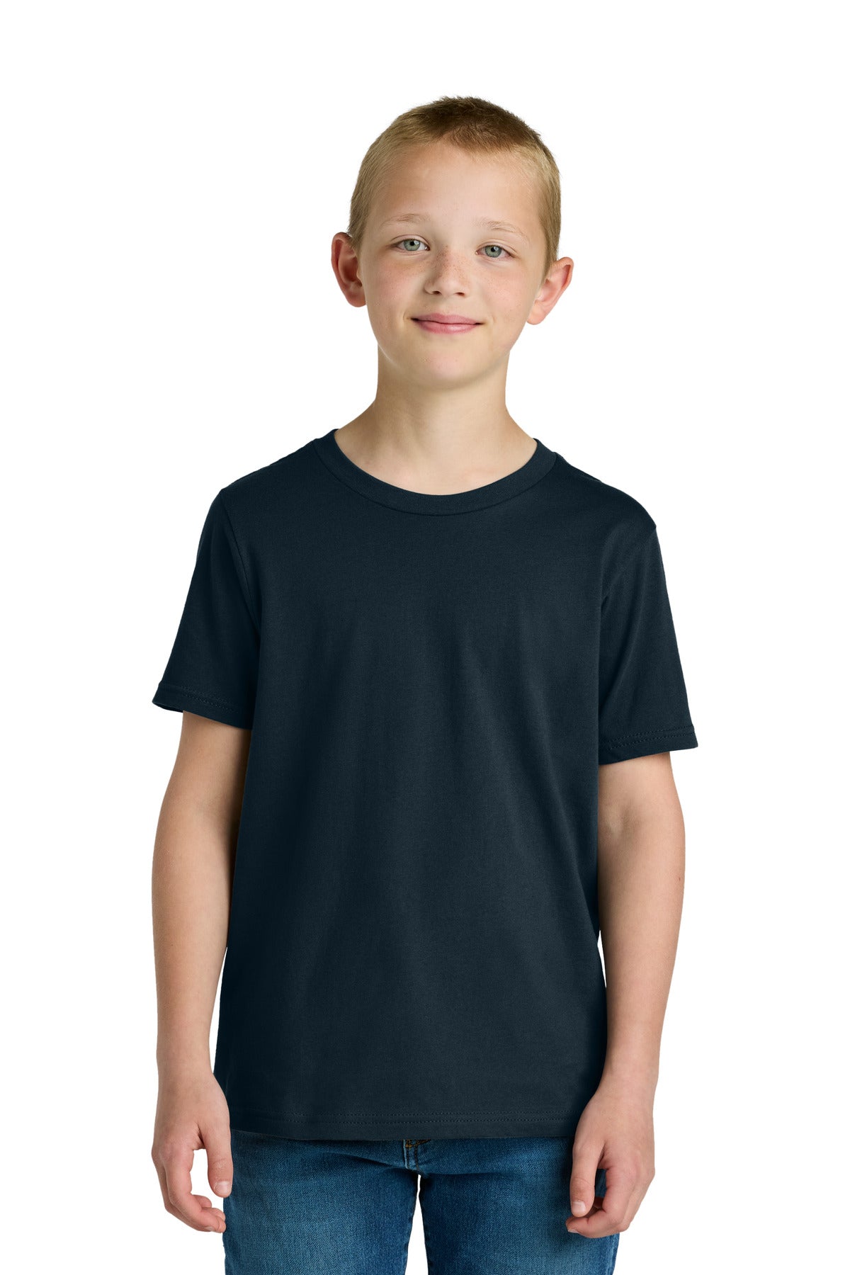 Next Level Apparel Youth Cotton Tee - Midnight Navy
