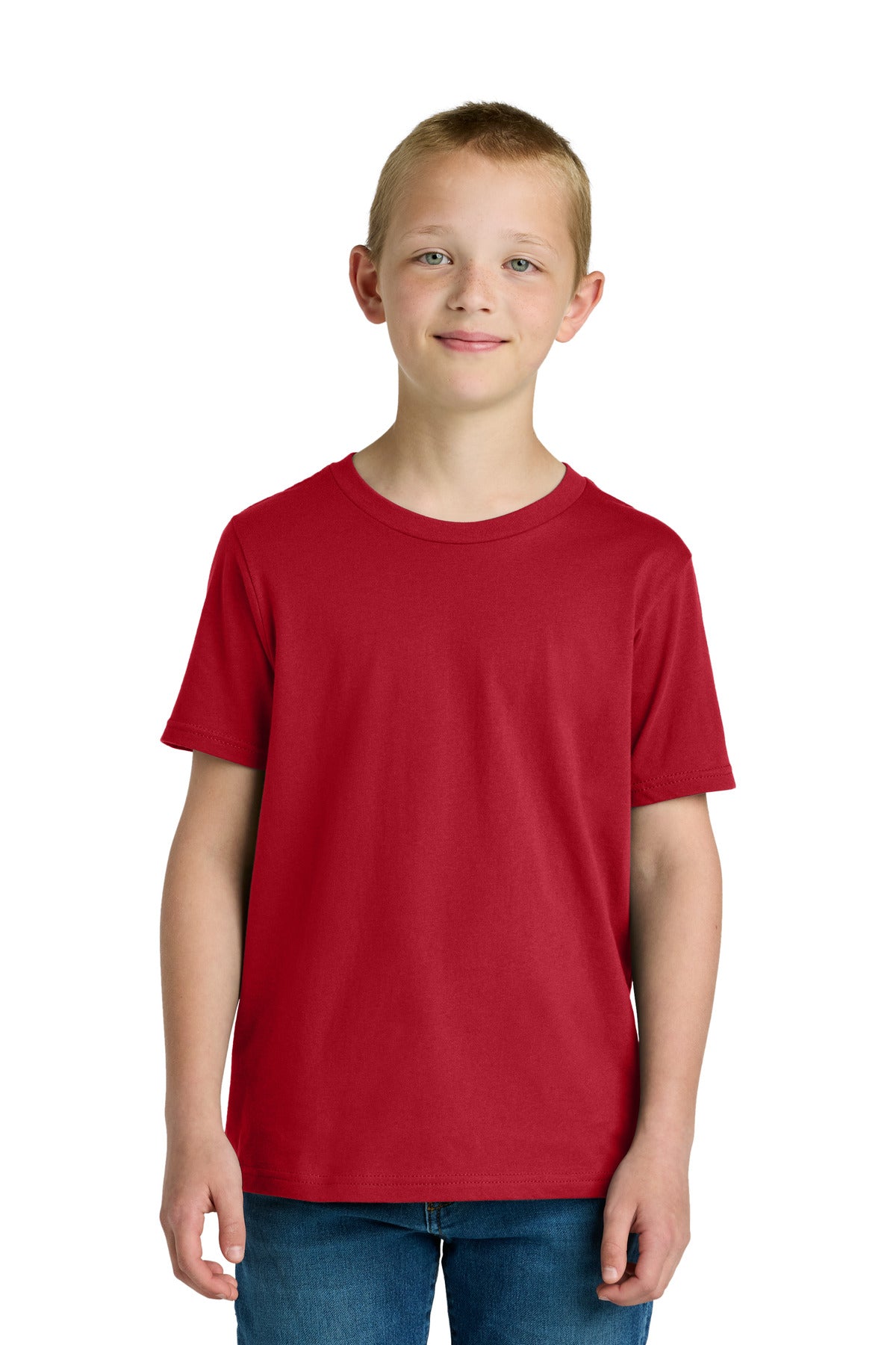 Next Level Apparel Youth Cotton Tee - Red