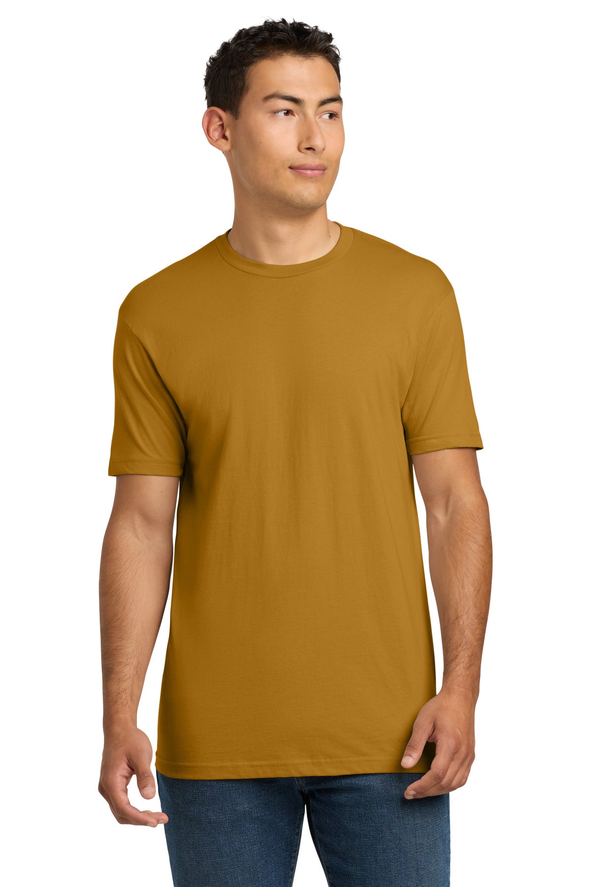 Next Level Apparel Adult Cotton Tee - Antique Gold