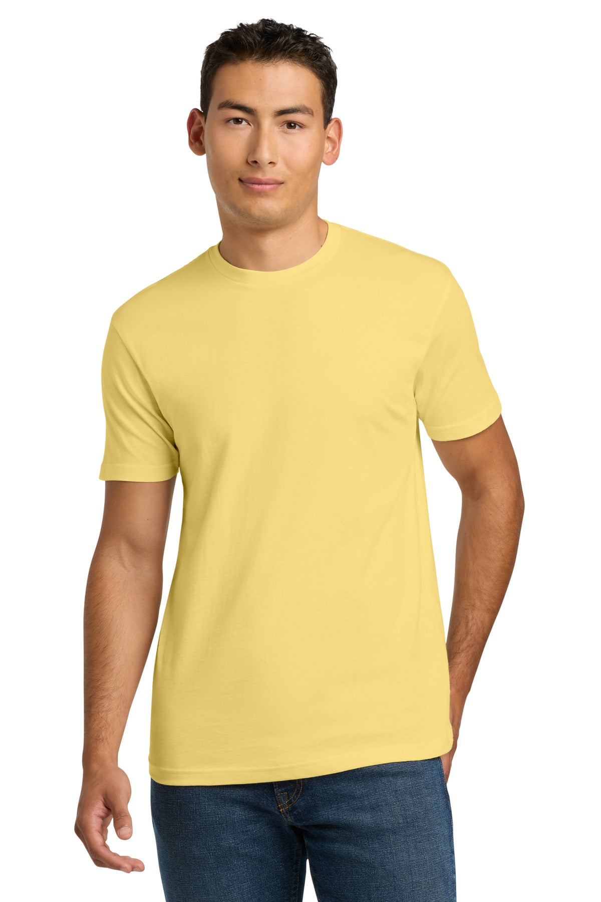 Next Level Apparel Adult Cotton Tee - Banana Cream