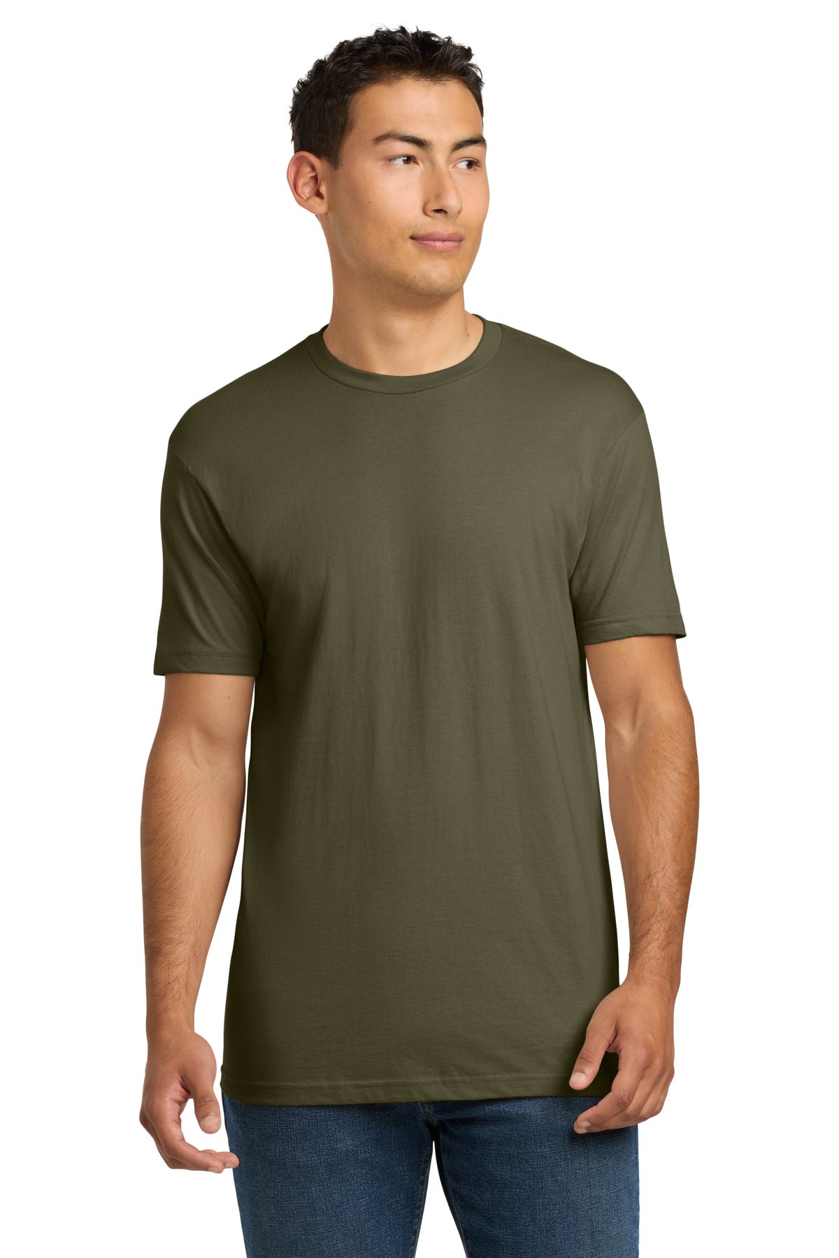 Next Level Apparel Adult Cotton Tee - Military Green