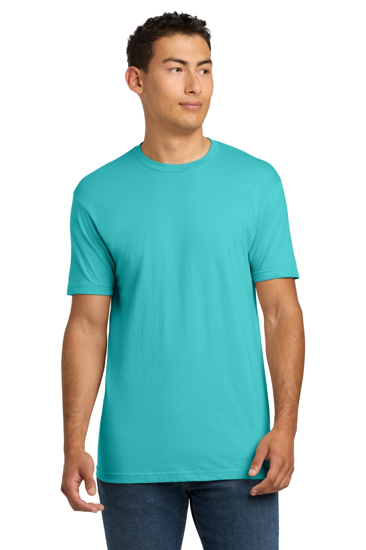 Next Level Apparel Adult Cotton Tee - Tahiti Blue