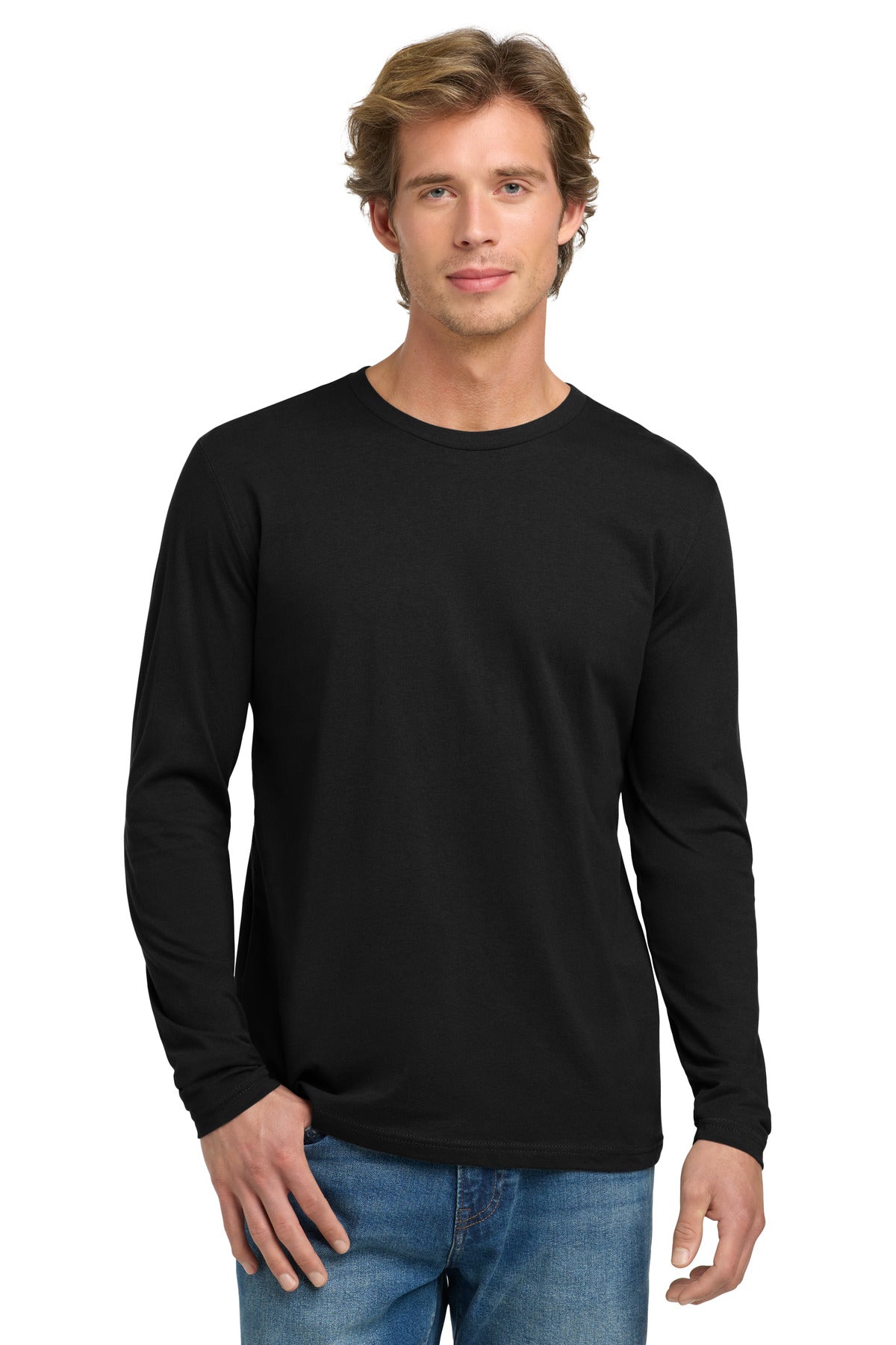 Next Level Apparel Cotton Long Sleeve Tee