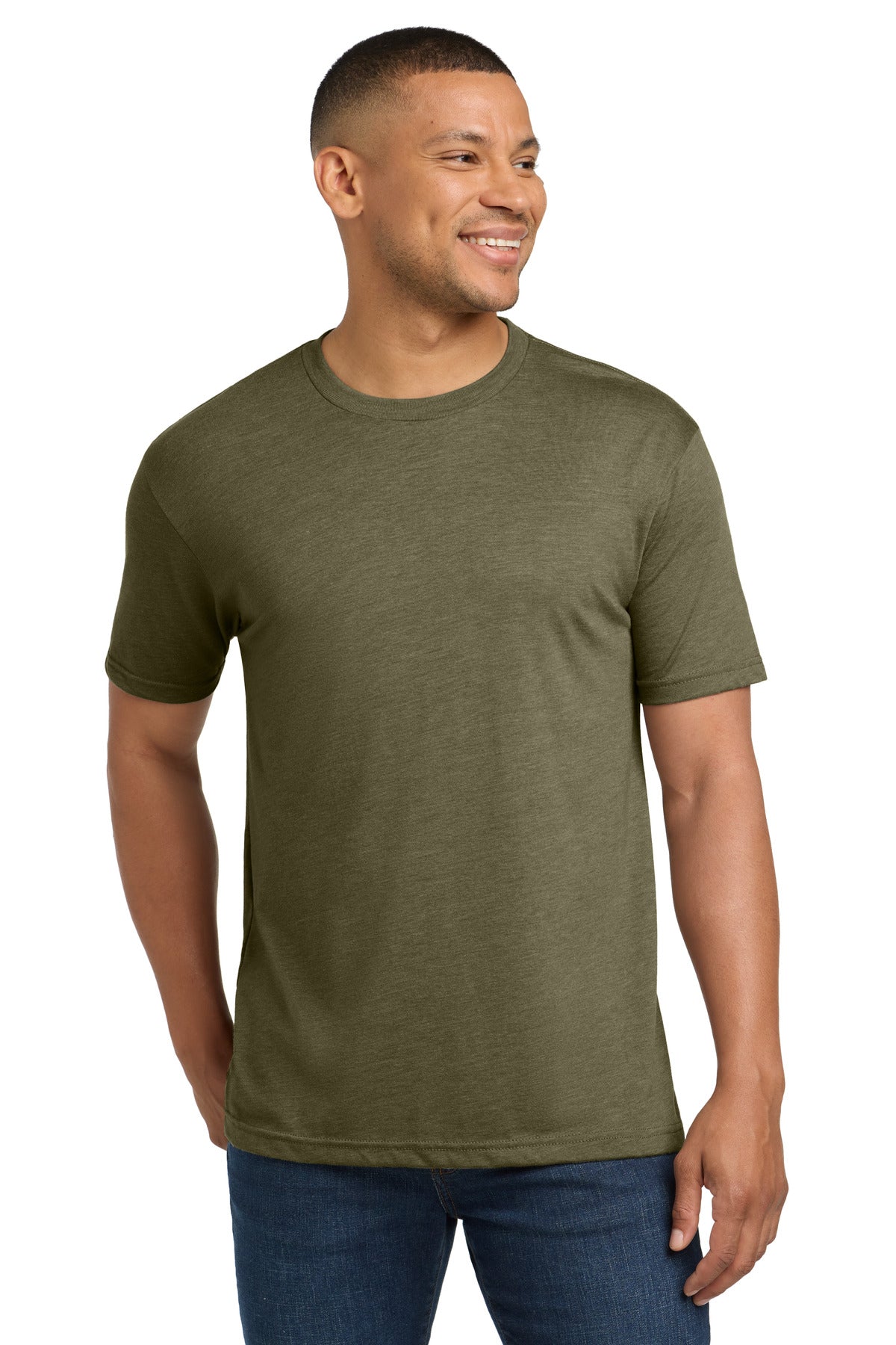 Next Level Apparel Adult Tri-Blend Tee - Military Green