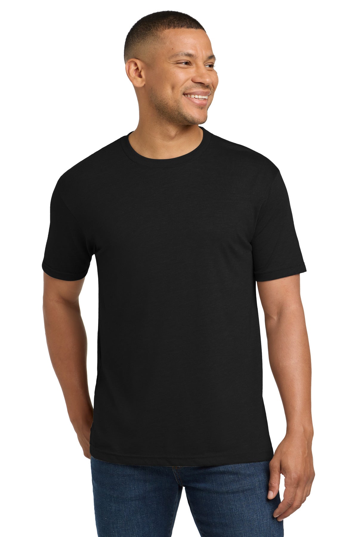Next Level Apparel Adult Tri-Blend Tee - Solid Black