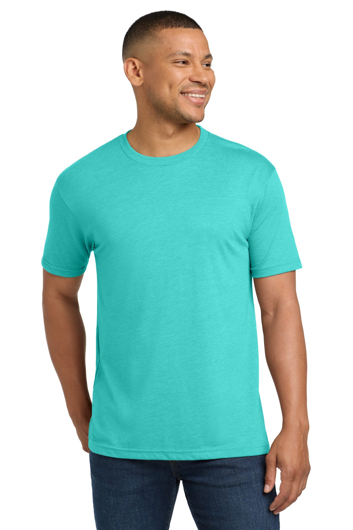 Next Level Apparel Adult Tri-Blend Tee - Tahiti Blue