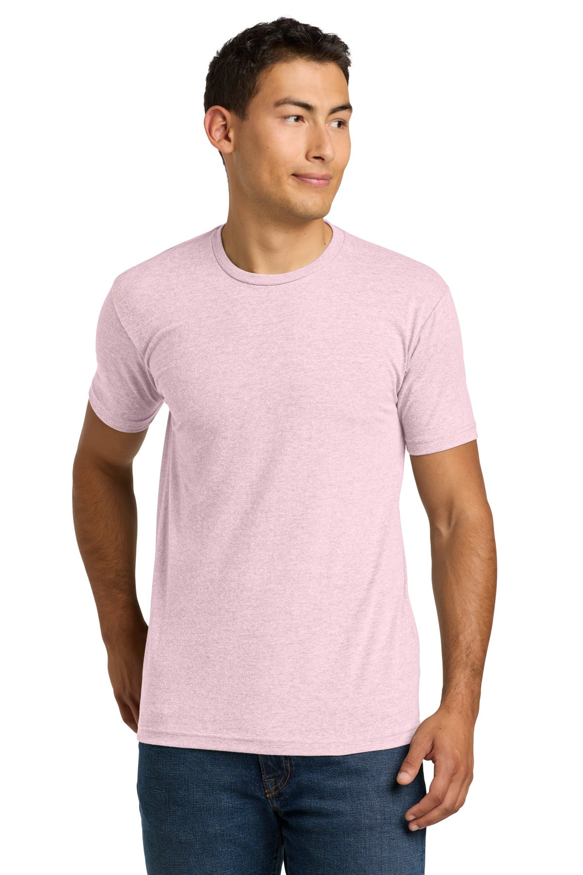 Next Level Apparel Adult CVC Tee - Heather Light Pink