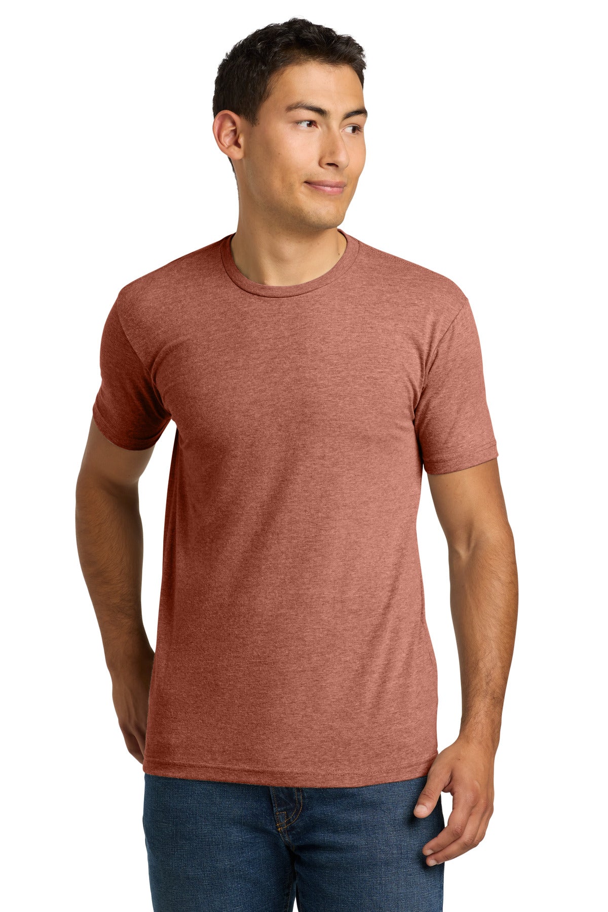 Next Level Apparel Adult CVC Tee - Heather Redwood