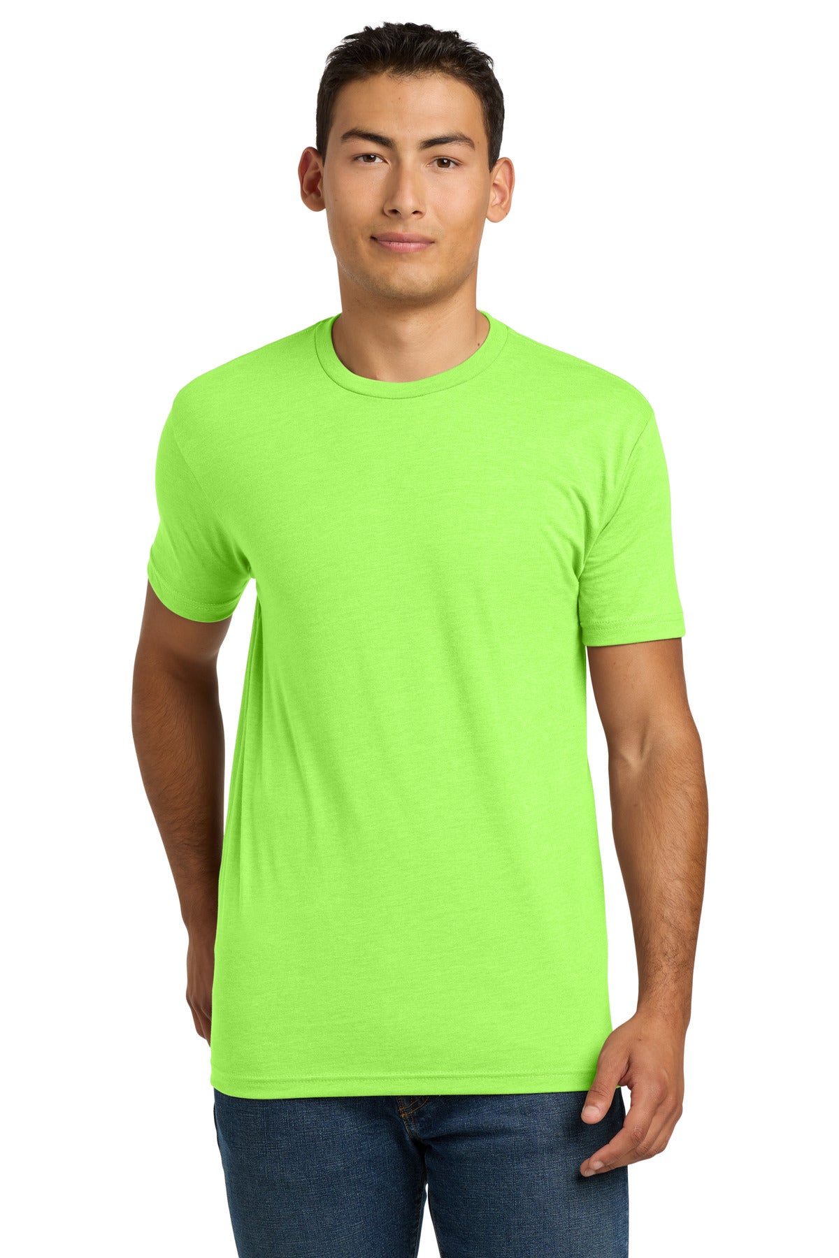 Next Level Apparel Adult CVC Tee - Neon Green