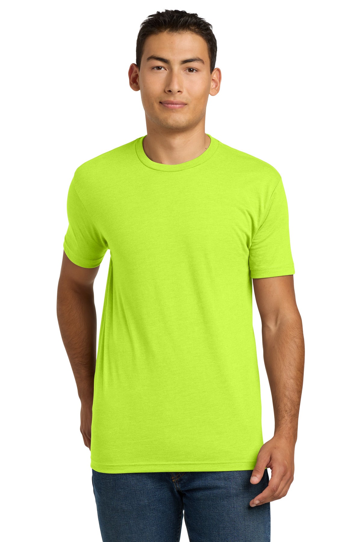 Next Level Apparel Adult CVC Tee - Neon Yellow