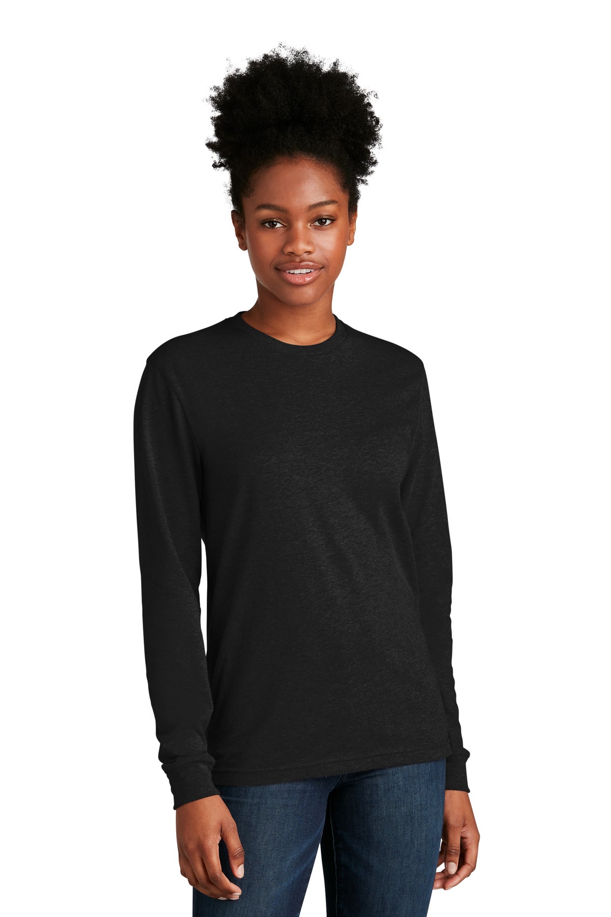 Next Level Apparel Adult CVC Long Sleeve Tee - Black