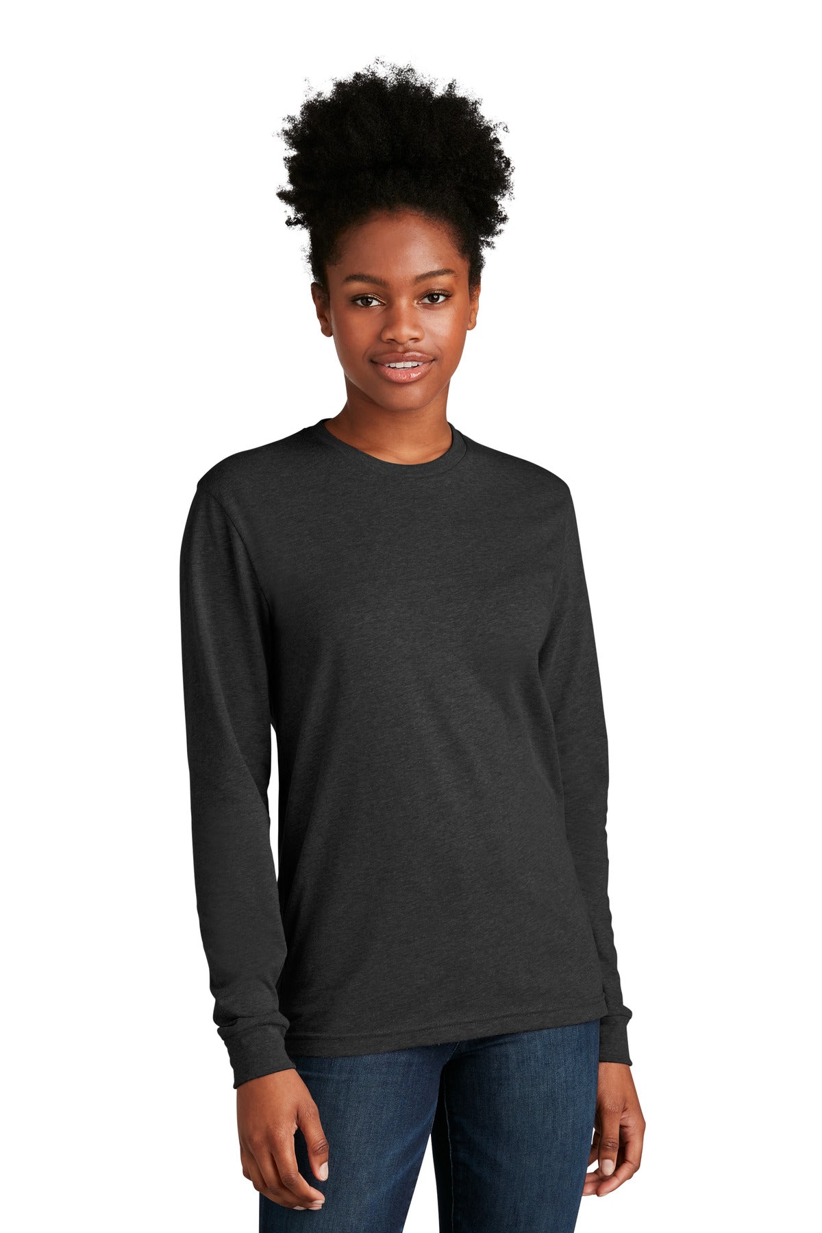Next Level Apparel Adult CVC Long Sleeve Tee - Charcoal