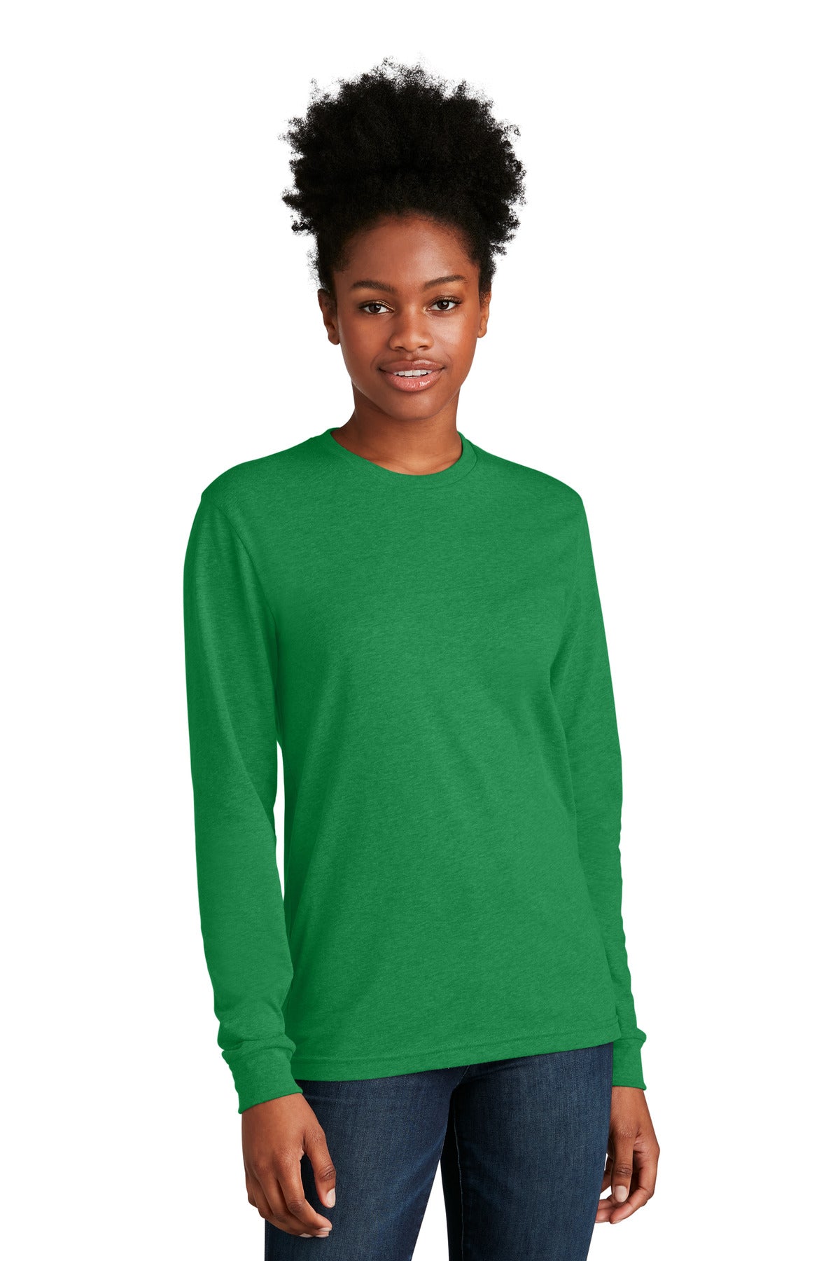 Next Level Apparel Adult CVC Long Sleeve Tee - Kelly Green