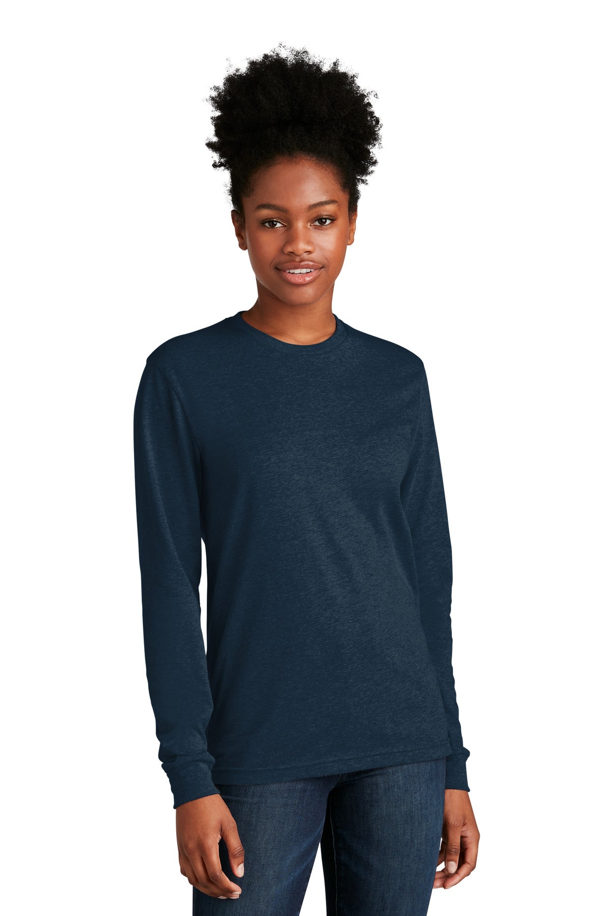 Next Level Apparel Adult CVC Long Sleeve Tee - Midnight Navy