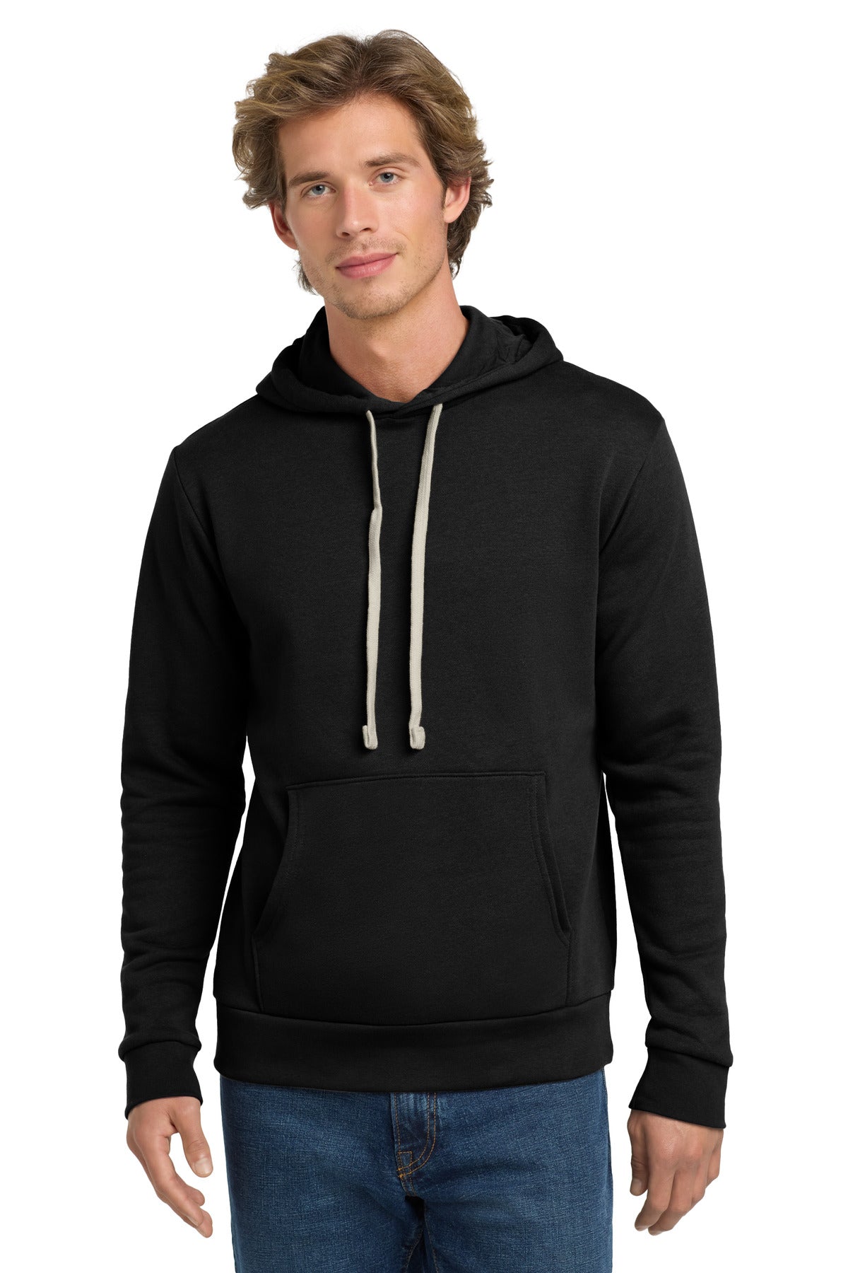 Next Level Apparel Adult Santa Barbara Pullover Hoodie - Black