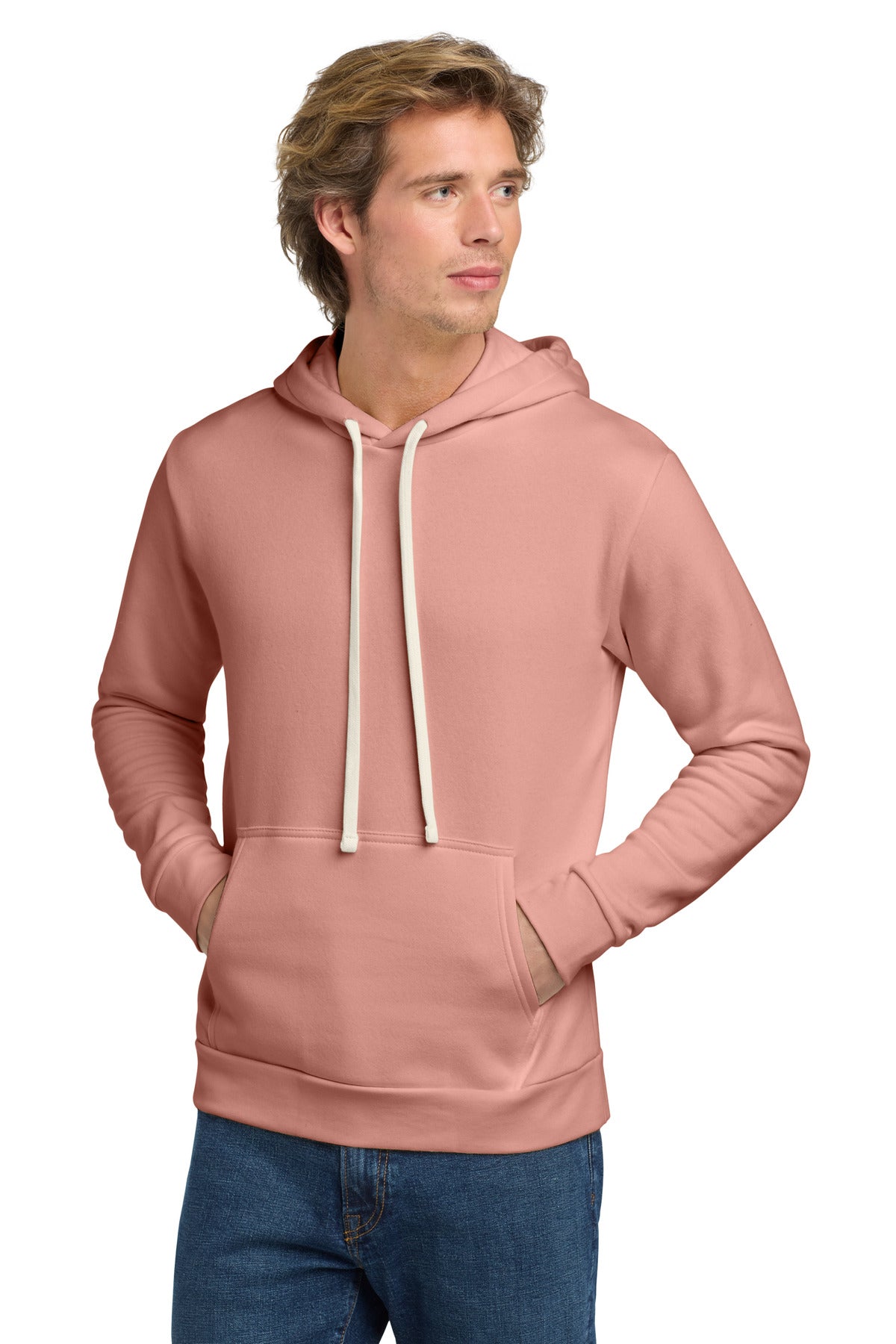 Next Level Apparel Adult Santa Barbara Pullover Hoodie - Desert Pink