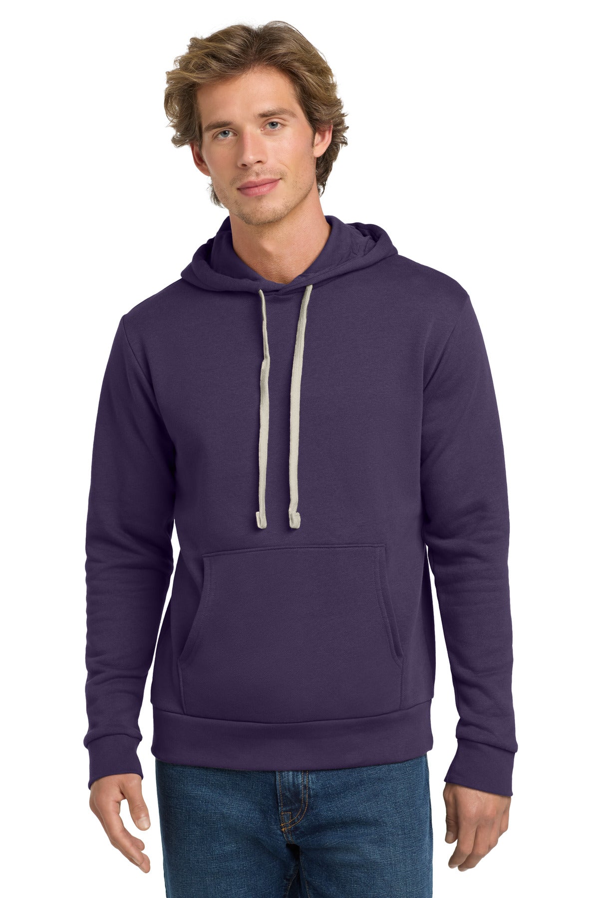 Next Level Apparel Adult Santa Barbara Pullover Hoodie - Galaxy Purple