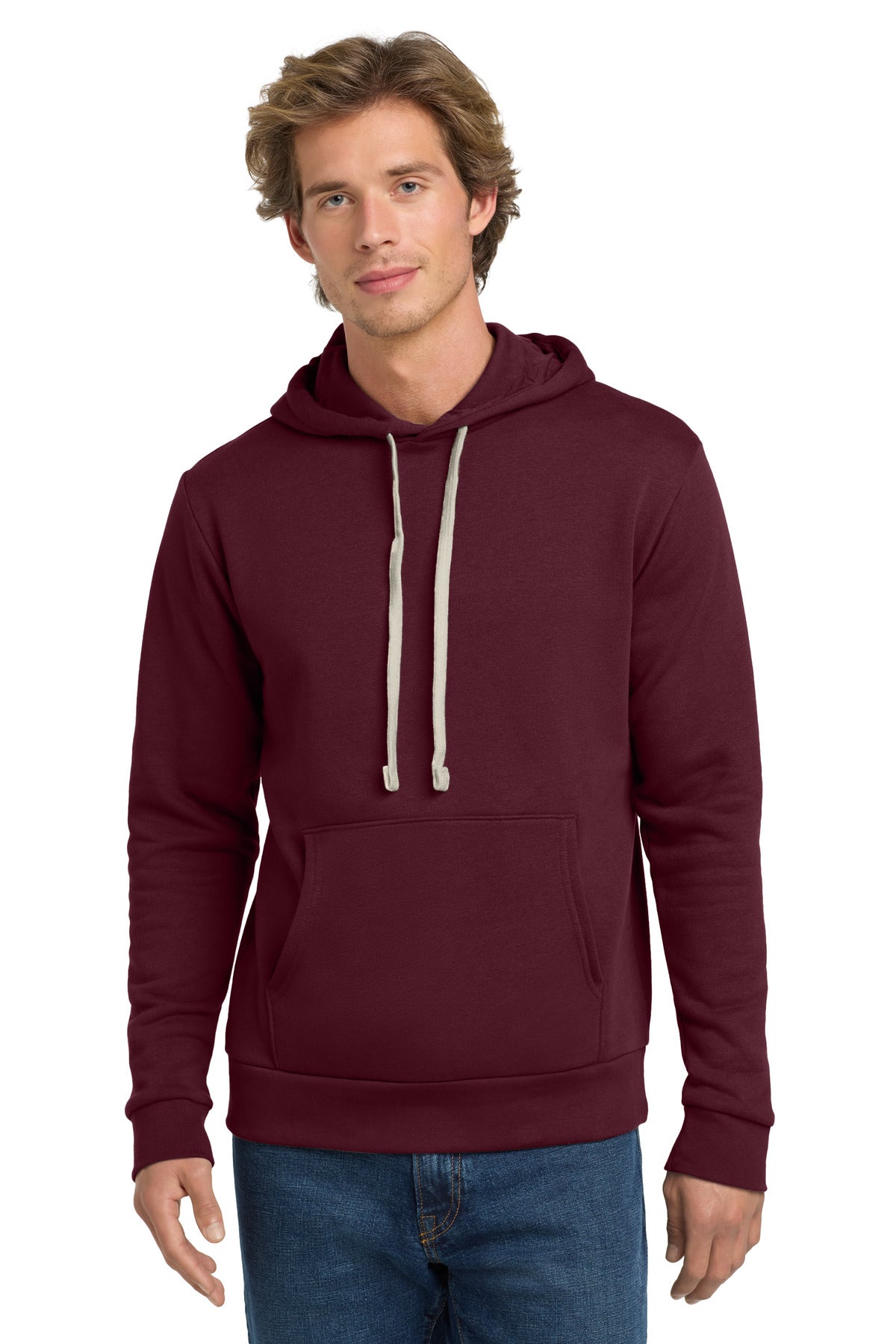 Next Level Apparel Adult Santa Barbara Pullover Hoodie - Maroon