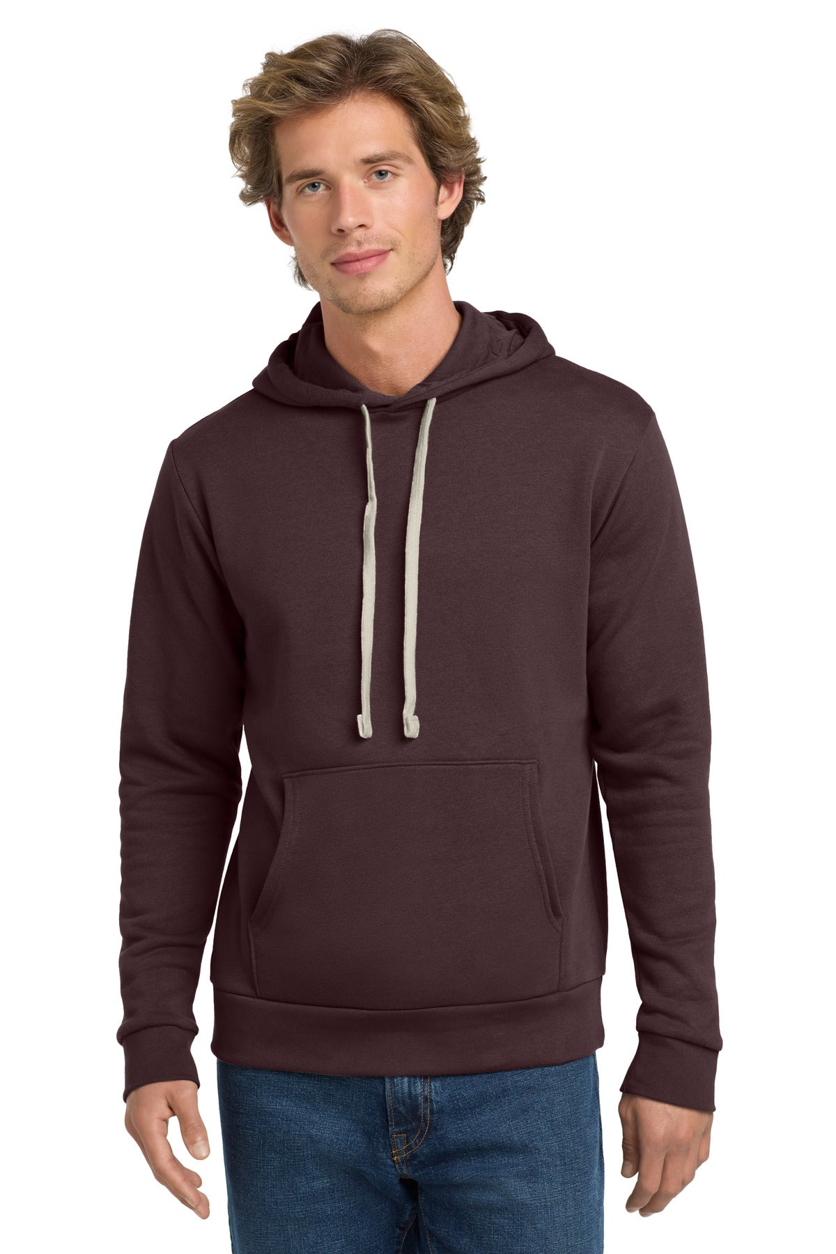Next Level Apparel Adult Santa Barbara Pullover Hoodie - Oxblood