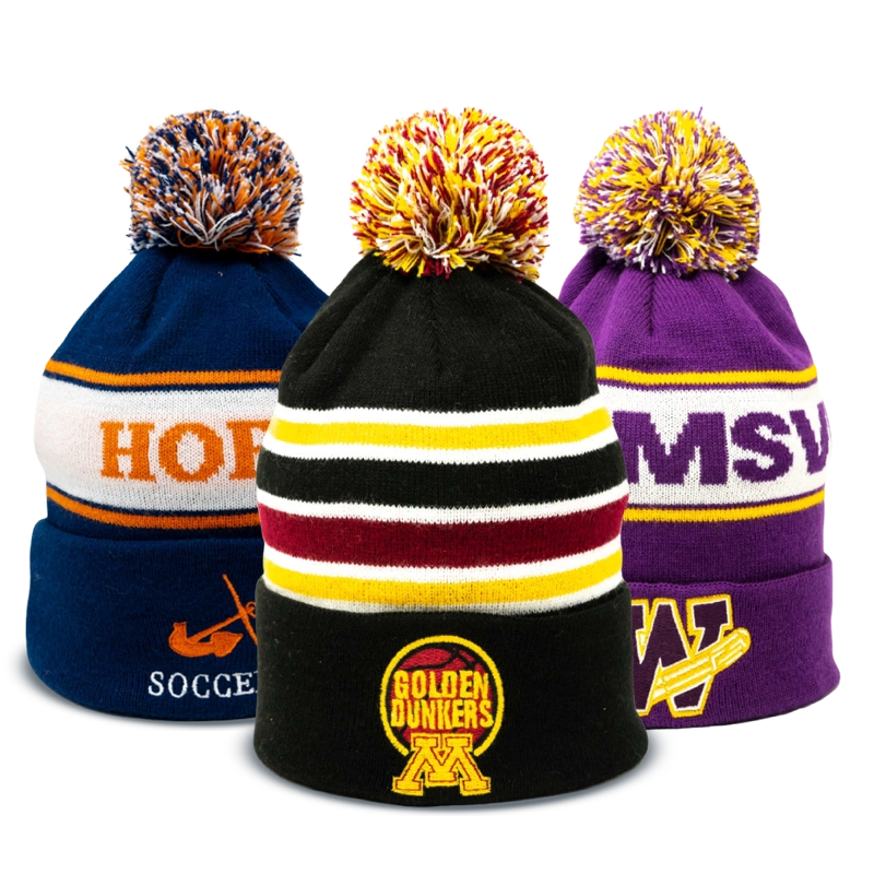 Custom Pom Beanie