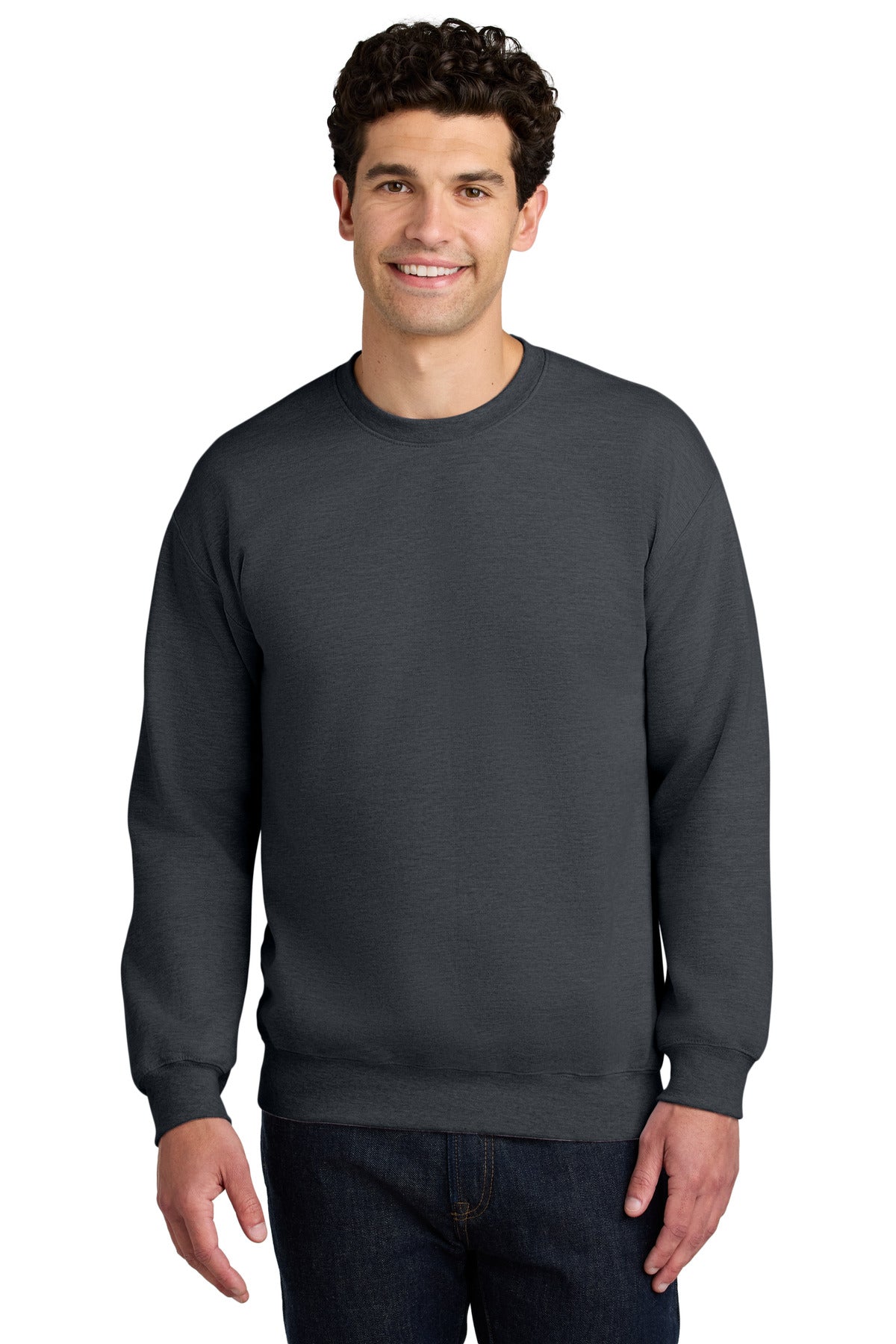 Gildan Softstyle Crewneck Sweatshirt - Dark Heather