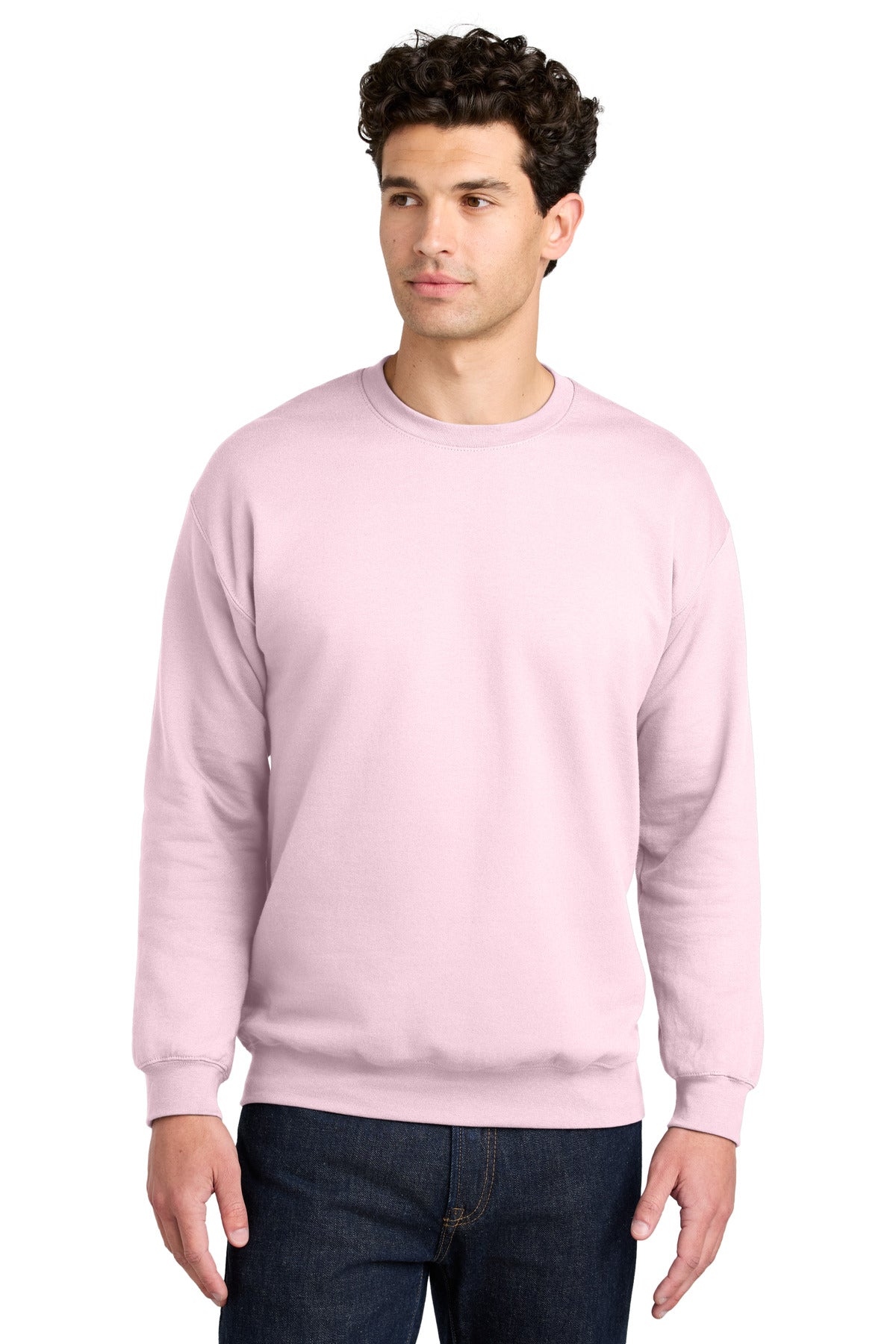 Gildan Softstyle Crewneck Sweatshirt - Light Pink