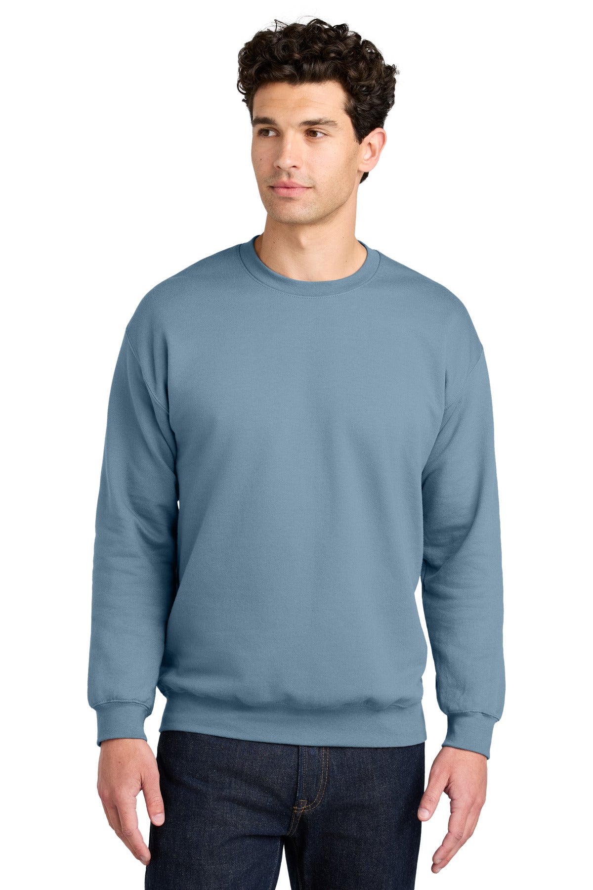 Gildan Softstyle Crewneck Sweatshirt - Stone Blue